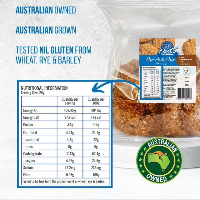 GF Oats - ANZAC Biscuit 25pack