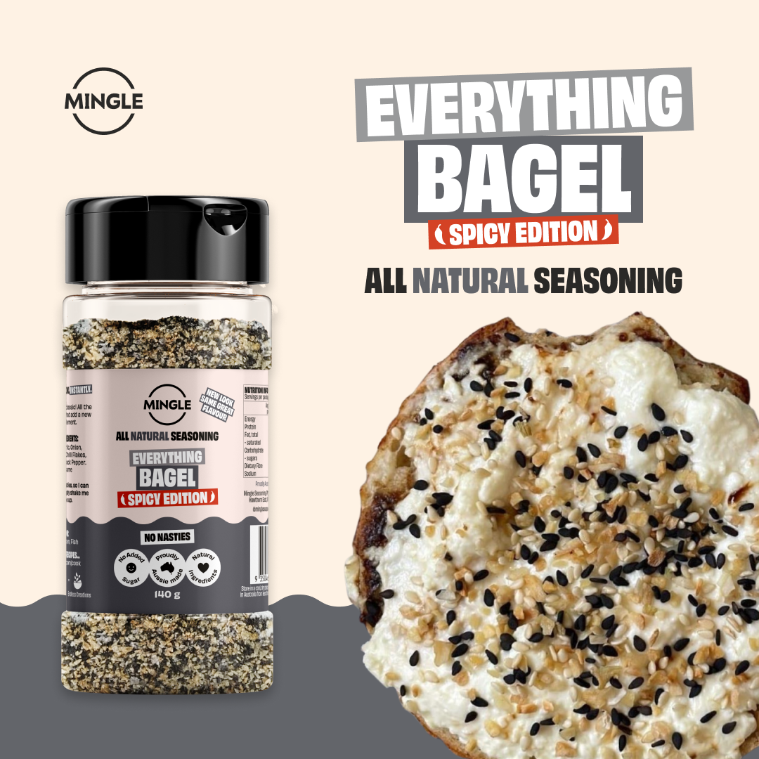 Mingle Everything Bagel **SPICY EDITION** Seasoning 140g