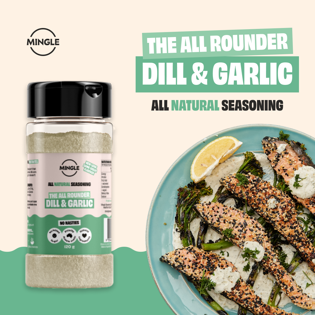 Mingle Dill + Garlic Range Seasoning 120g
