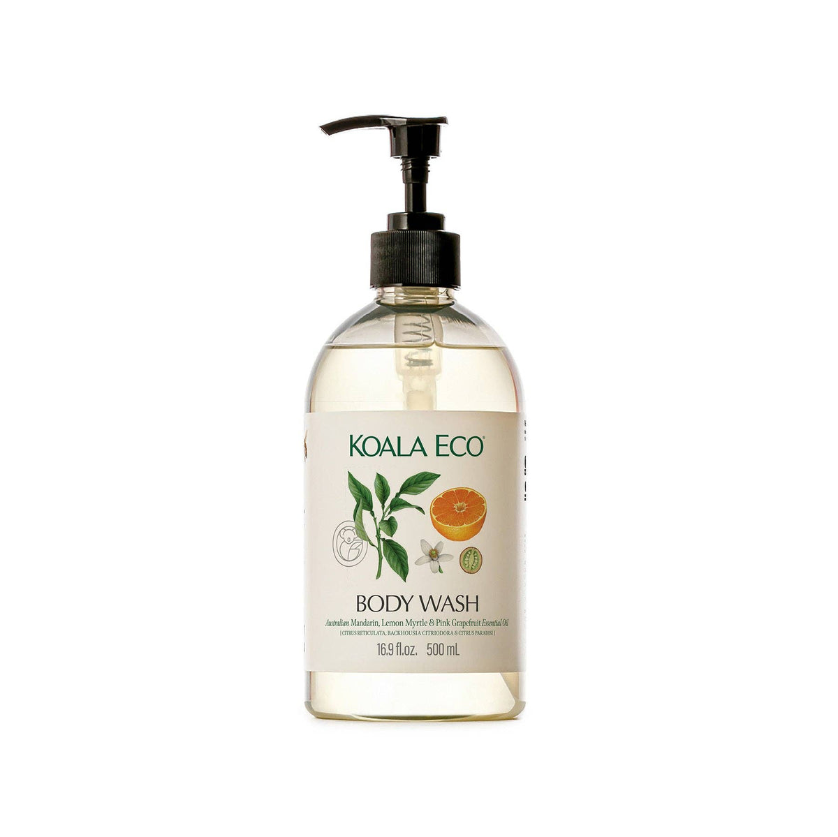 Koala Eco - Body Wash - Mandarin, Lemon Myrtle, Pink Grapefruit: 500ml