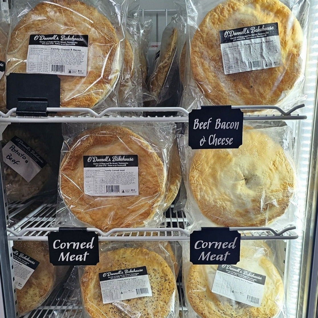 O'Donnell's Bakehouse - Family Pie (Frozen) - BEEF + MUSHROOM