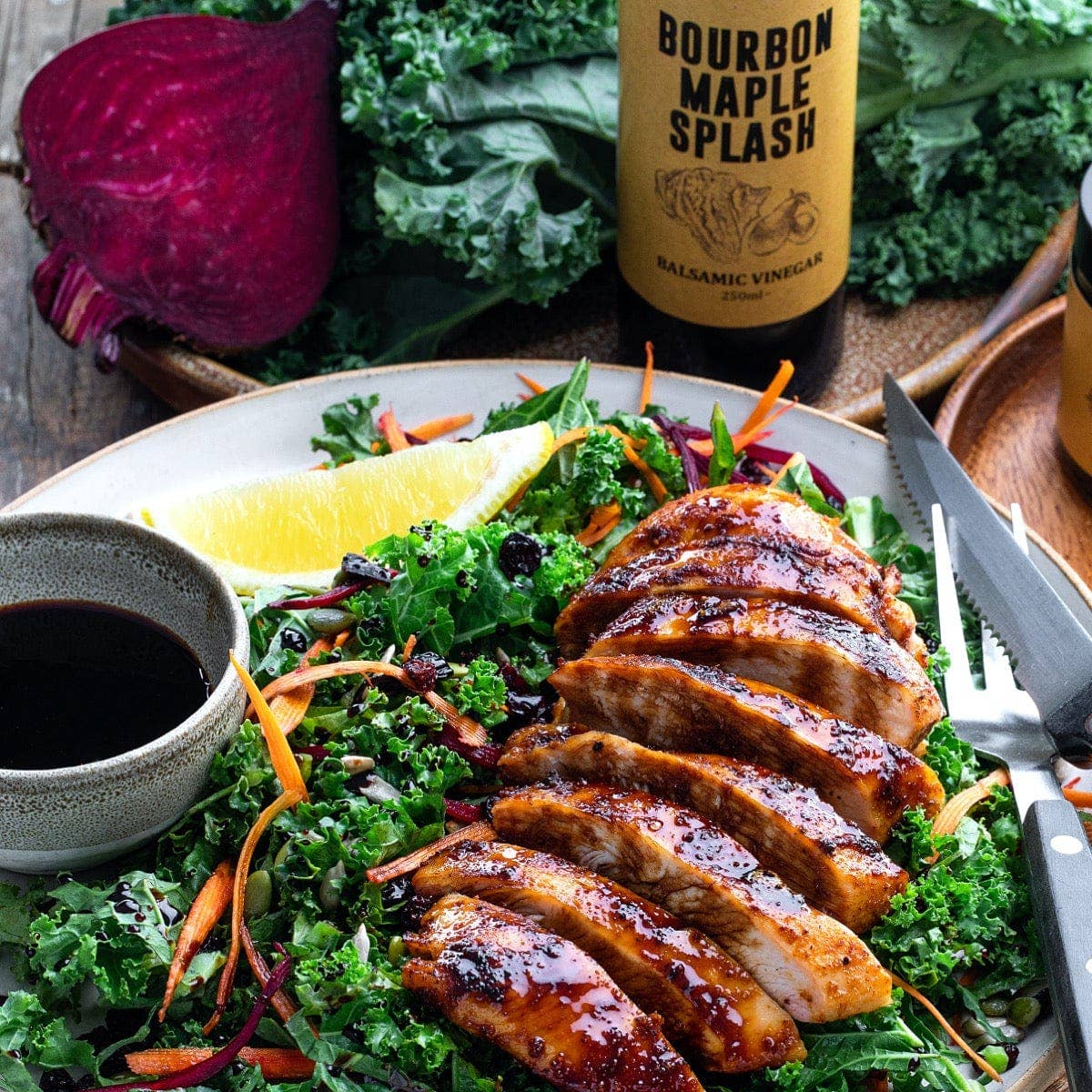 Tweed Real Food - Bourbon Maple Splash Balsamic Vinegar 250ml