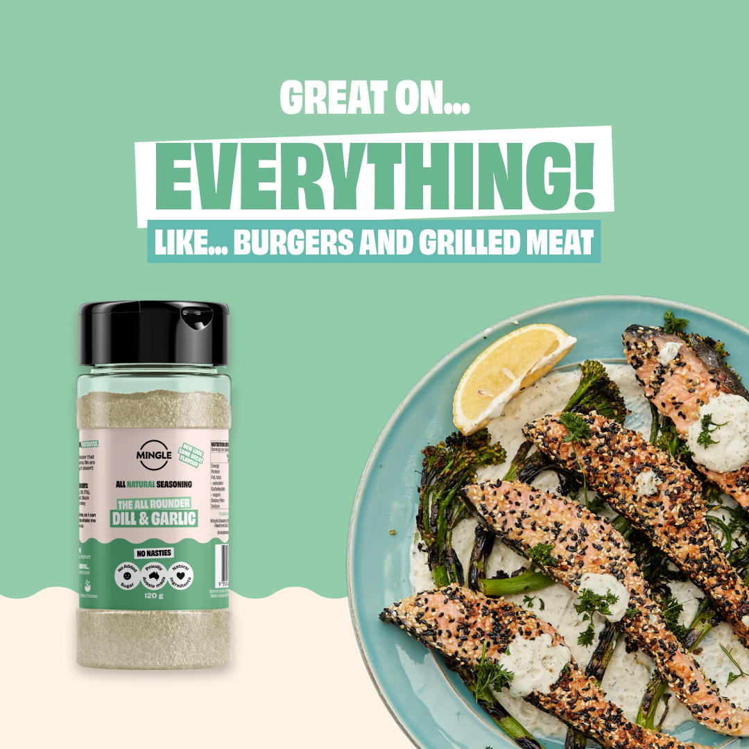 Mingle Dill + Garlic Range Seasoning 120g