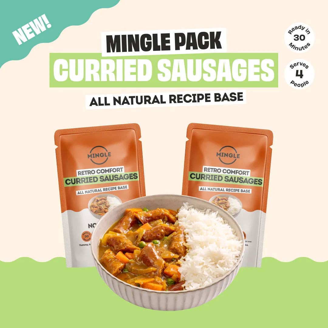 Mingle Curried Sausages Recipe Base - 170g