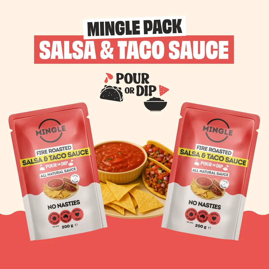 Mingle FIRE ROASTED SALSA & TACO SAUCE