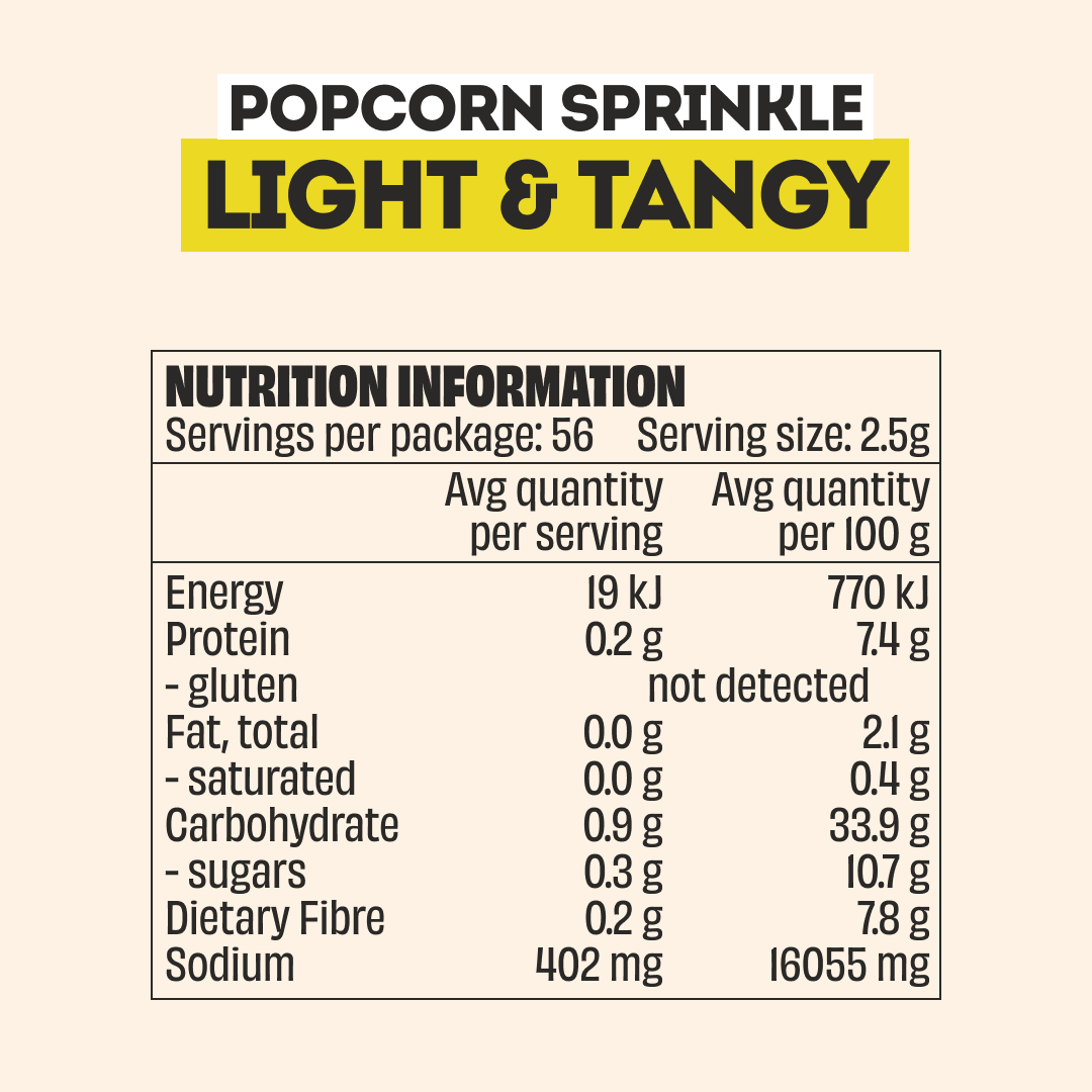 Mingle Light & Tangy Popcorn Seasoning 140g