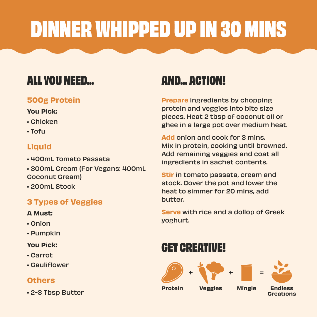 Mingle Butter Chicken 30g