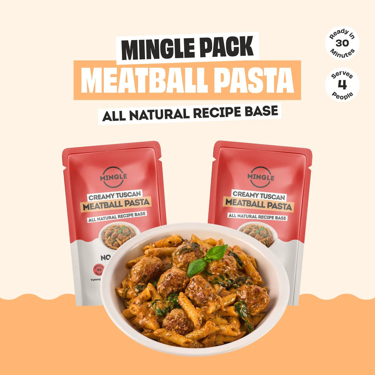 Mingle - MEATBALL PASTA RECIPE BASE SAUCE 170g