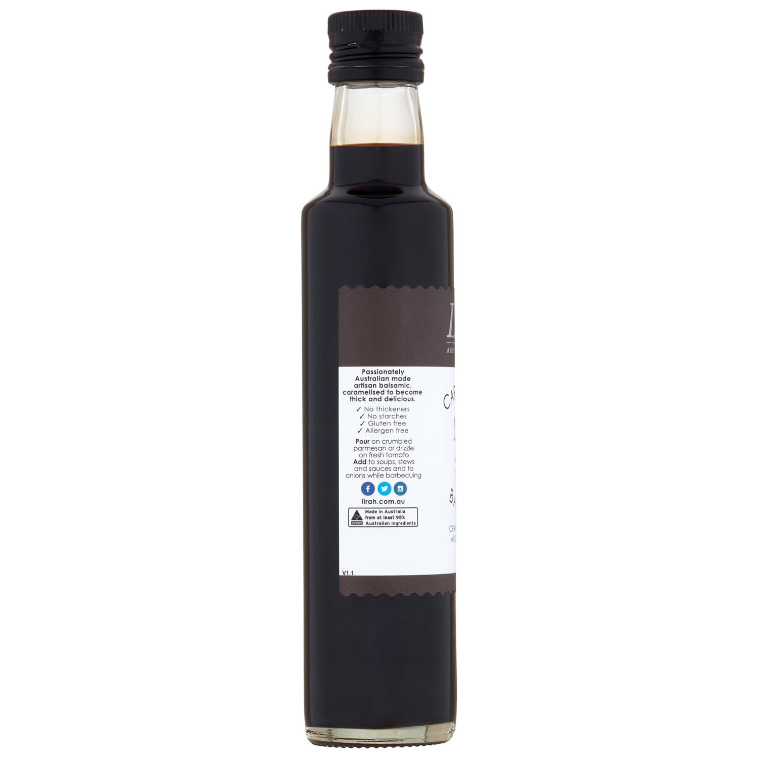 Lirah - Caramelised Classic Balsamic -250ml