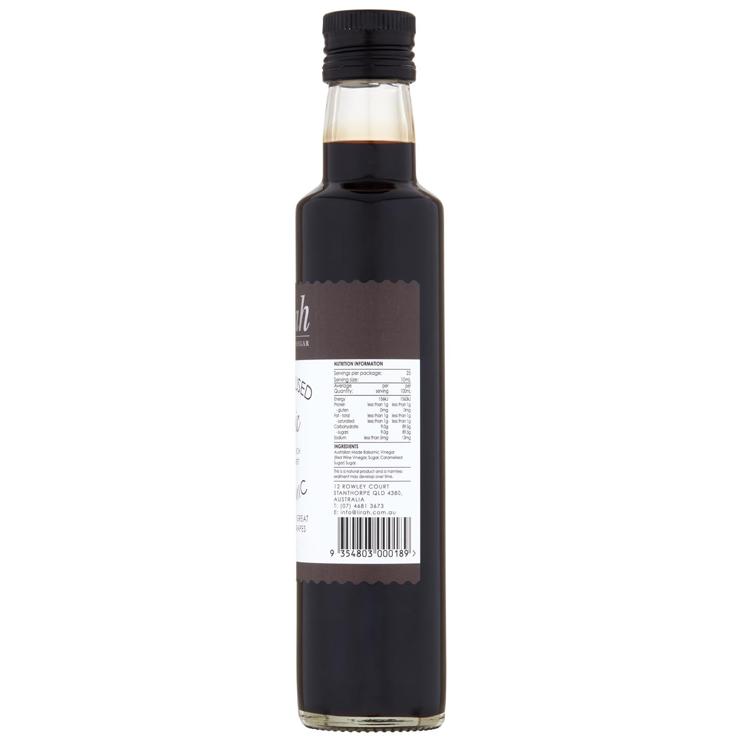Lirah - Caramelised Classic Balsamic -250ml