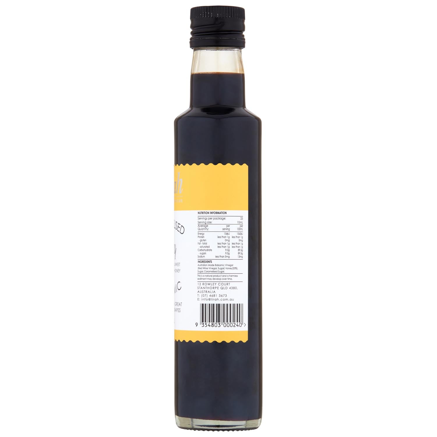 Lirah - Caramelised Honey Balsamic -250ml
