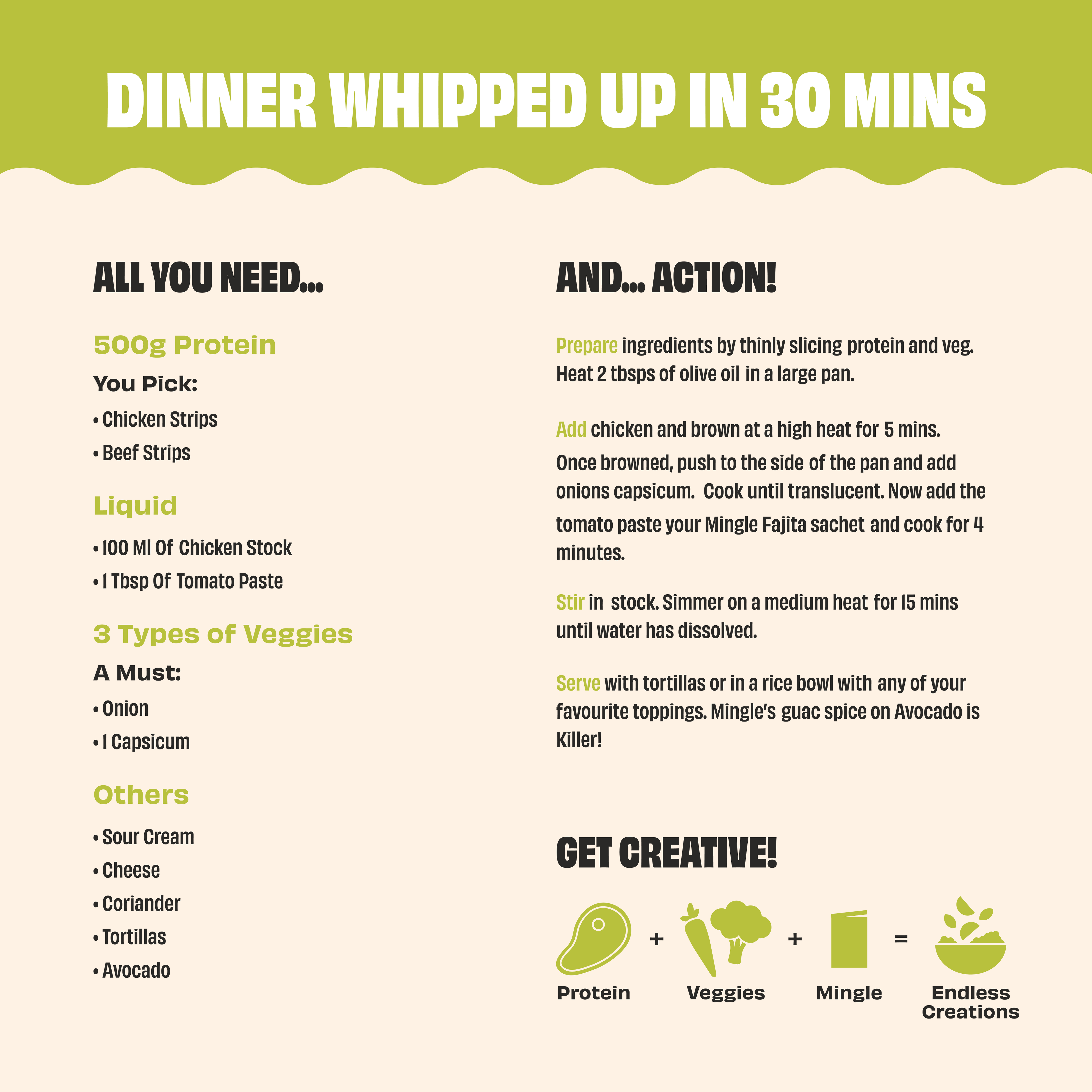 Mingle Fajita 35g