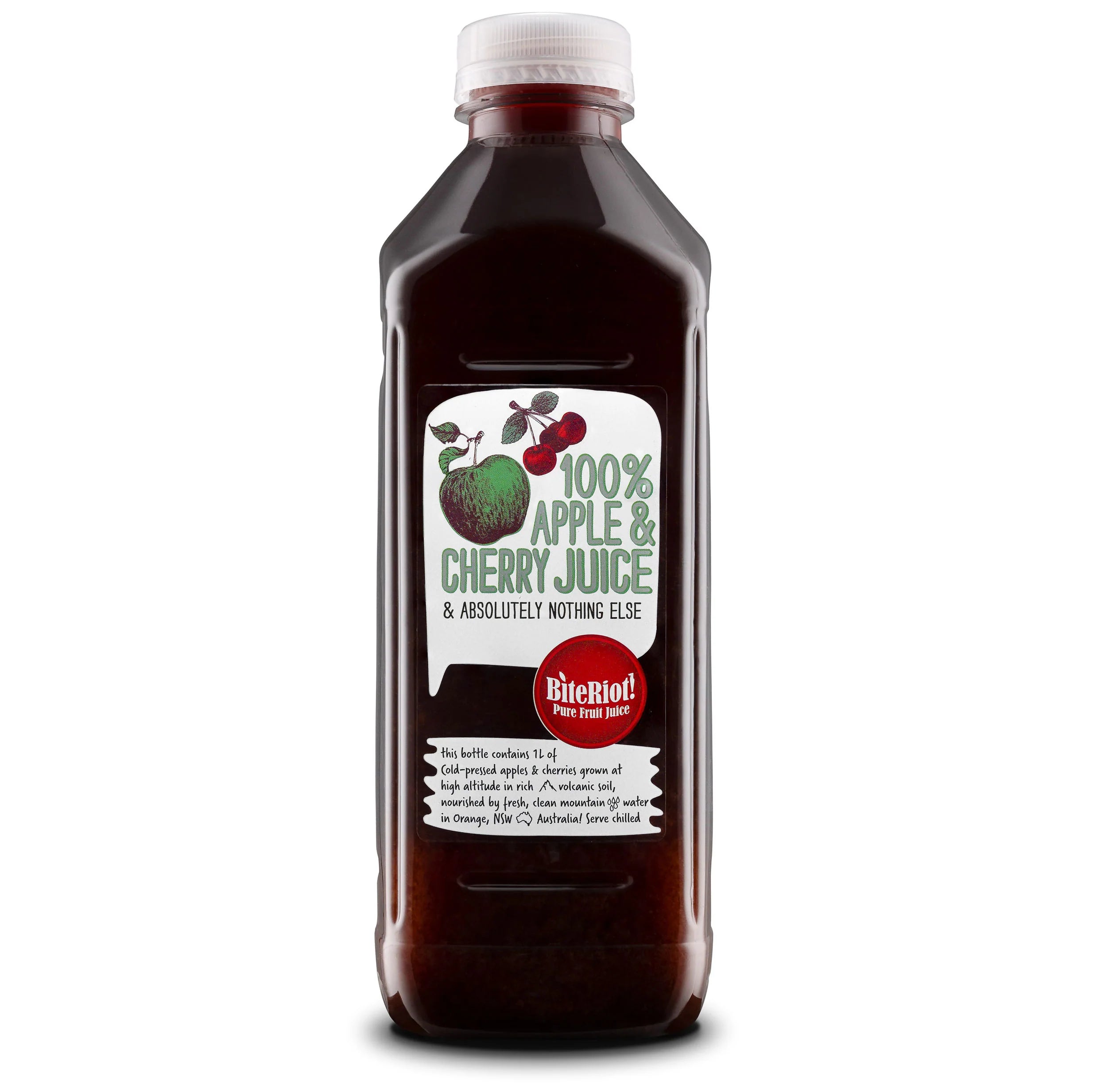 BiteRiot - 100% Apple & Cherry Juice 1L