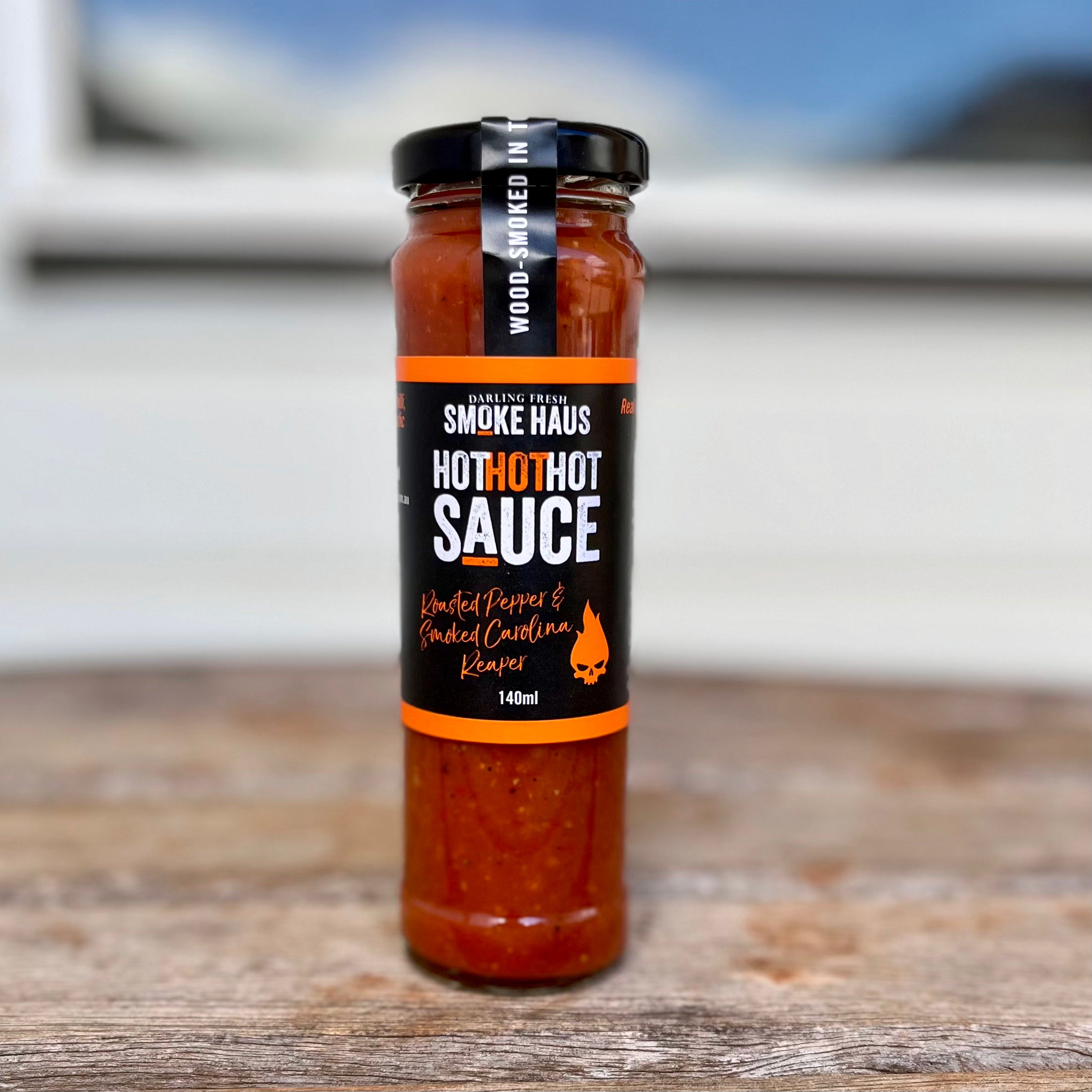 DF Smoke Haus - Hot HOT HOT Sauce with Green Apple & Smoked Habanero - 140ml