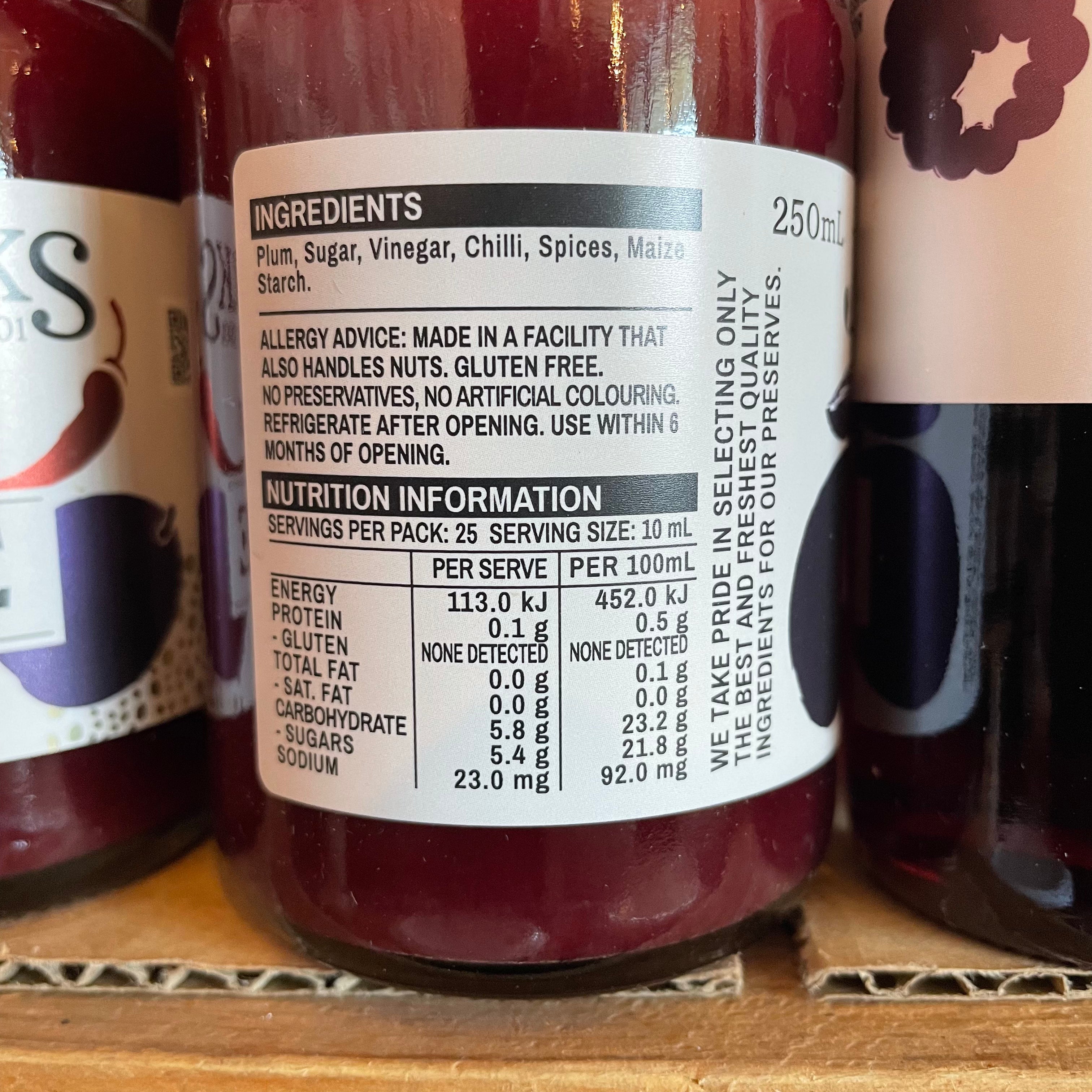 Jamworks - Spicy Plum Sauce (250ml)