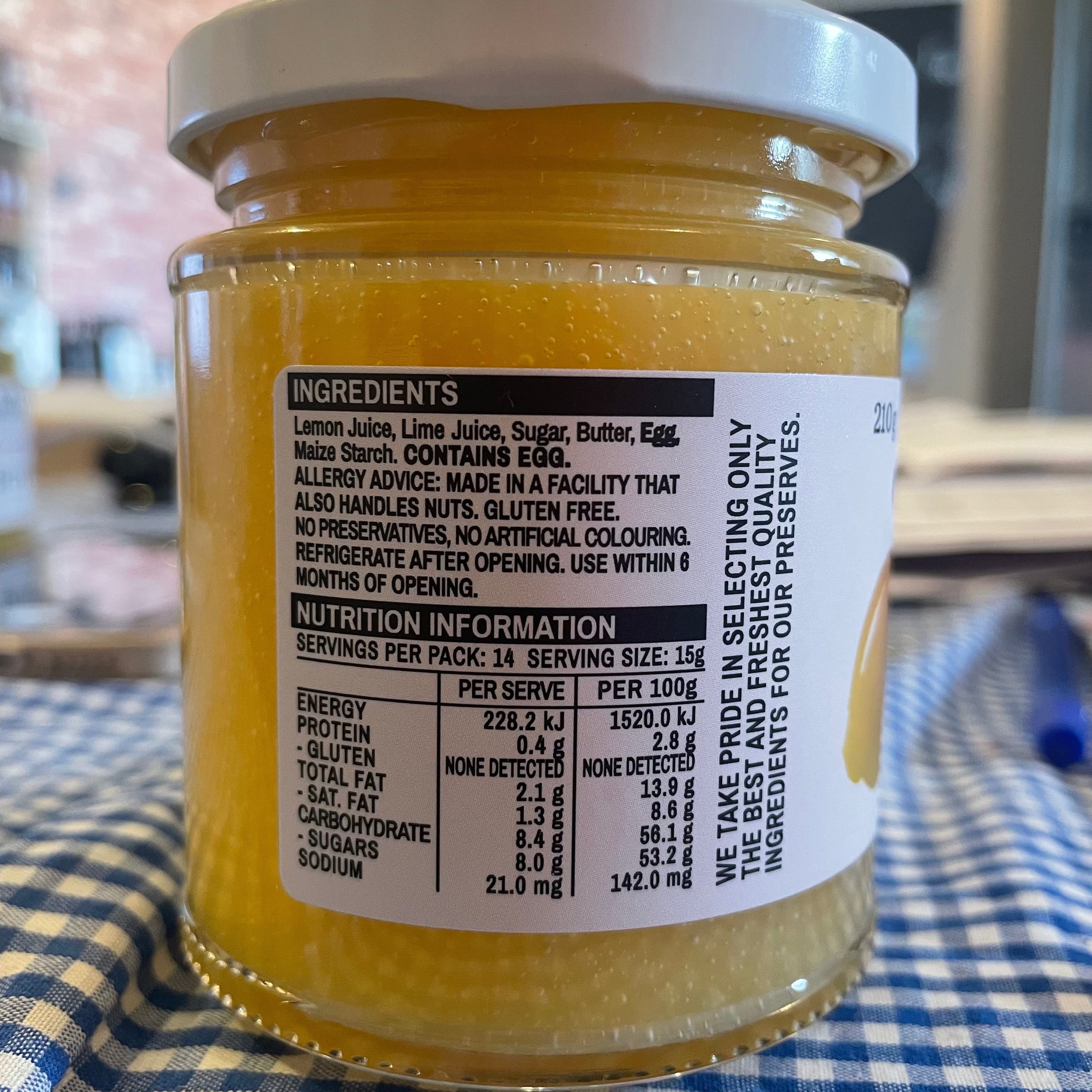 Jamworks - Lemon & Lime Butter (210g)