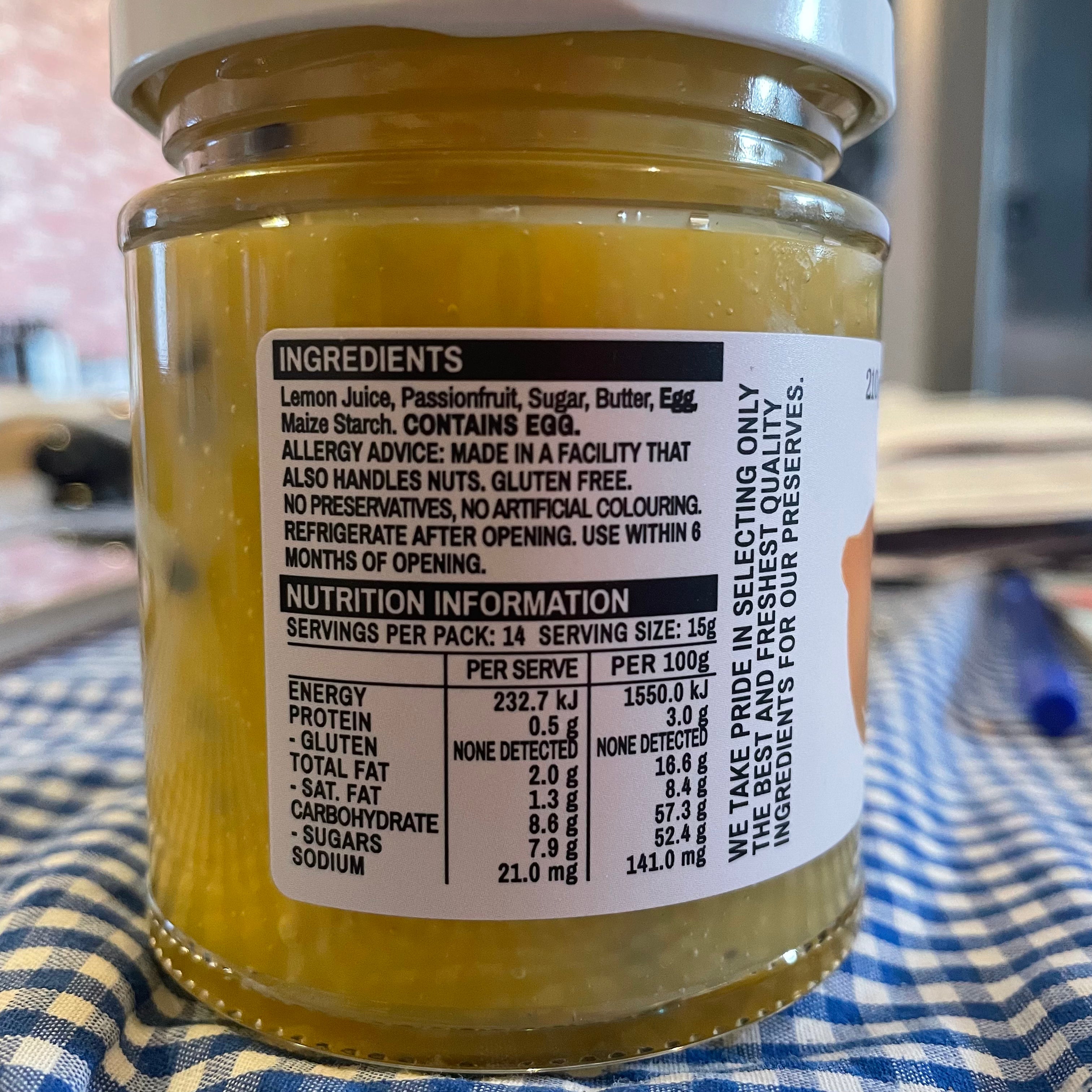 Jamworks - Passionfruit Butter (210g)