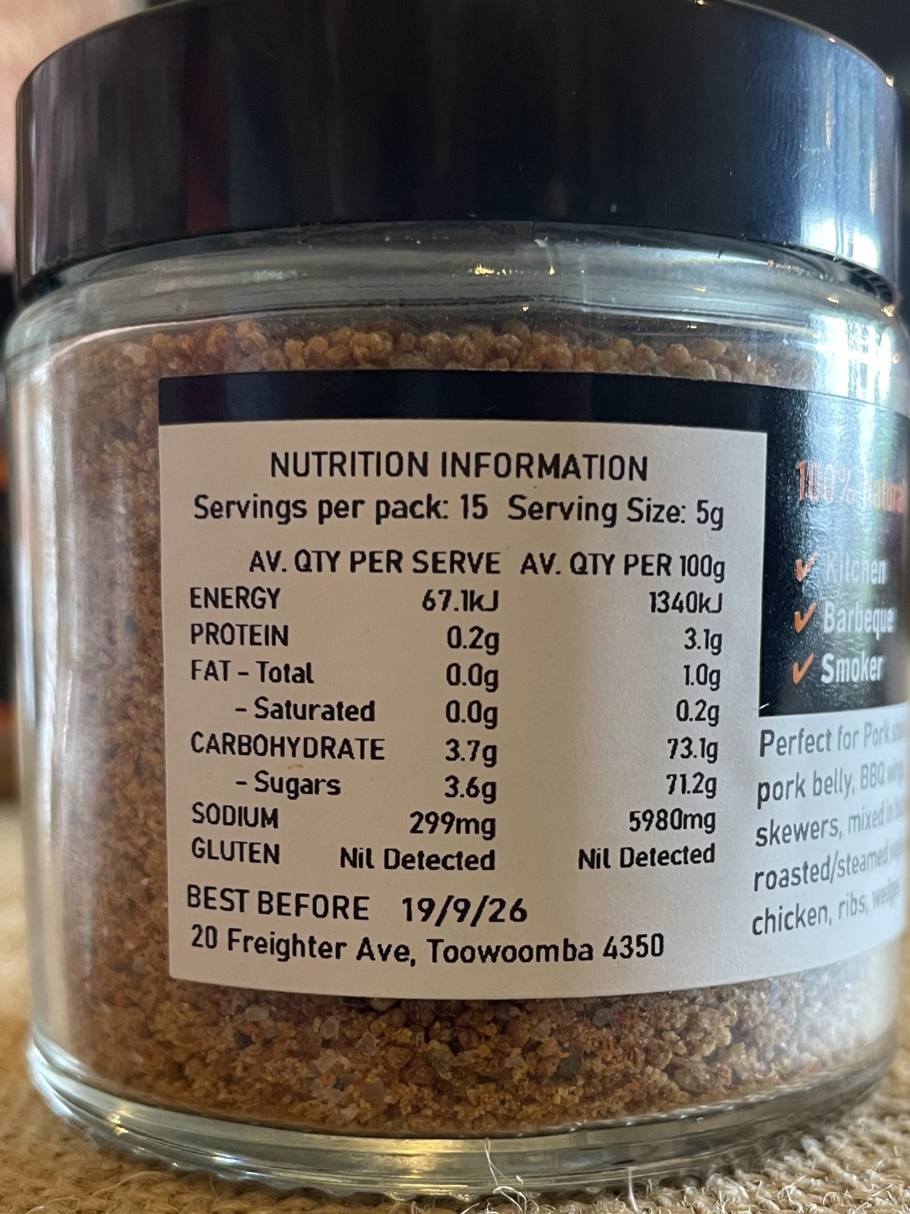 DF Smoke Haus - Sweet Onion & Pepper Seasoning - 80g