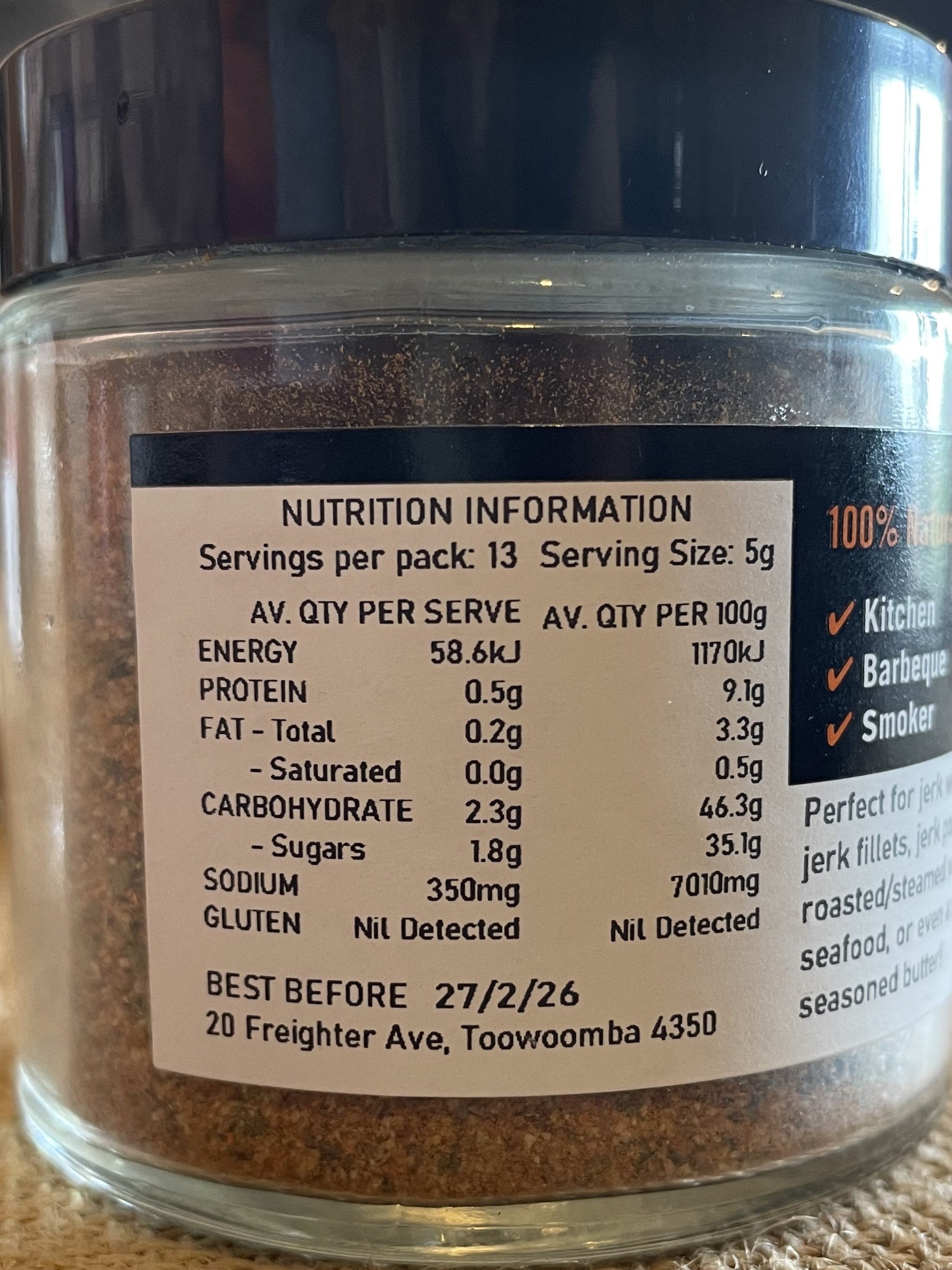 DF Smoke Haus - Spicy Jamaican Jerk - 80g
