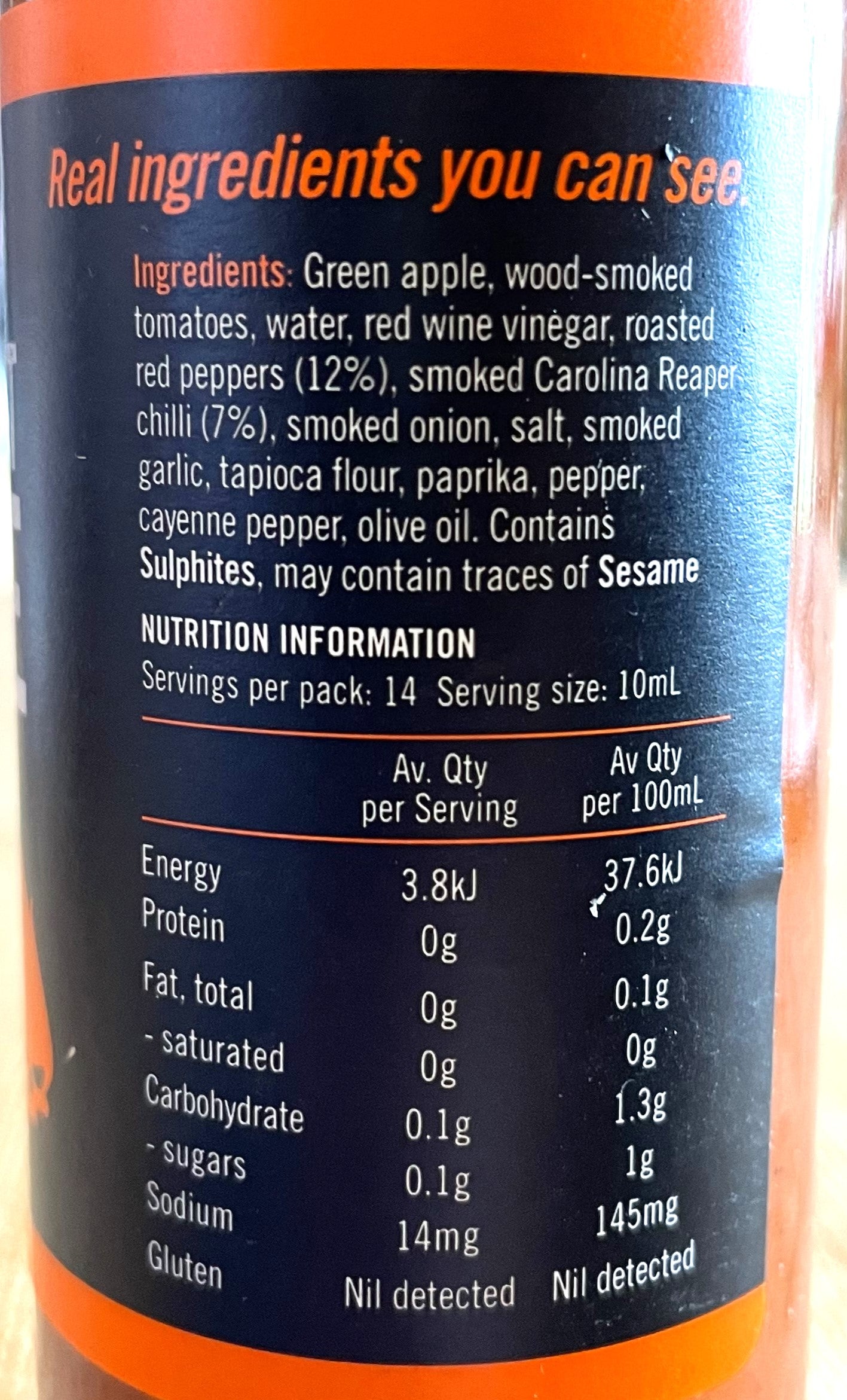 DF Smoke Haus - Hot HOT HOT Sauce with Green Apple & Smoked Habanero - 140ml
