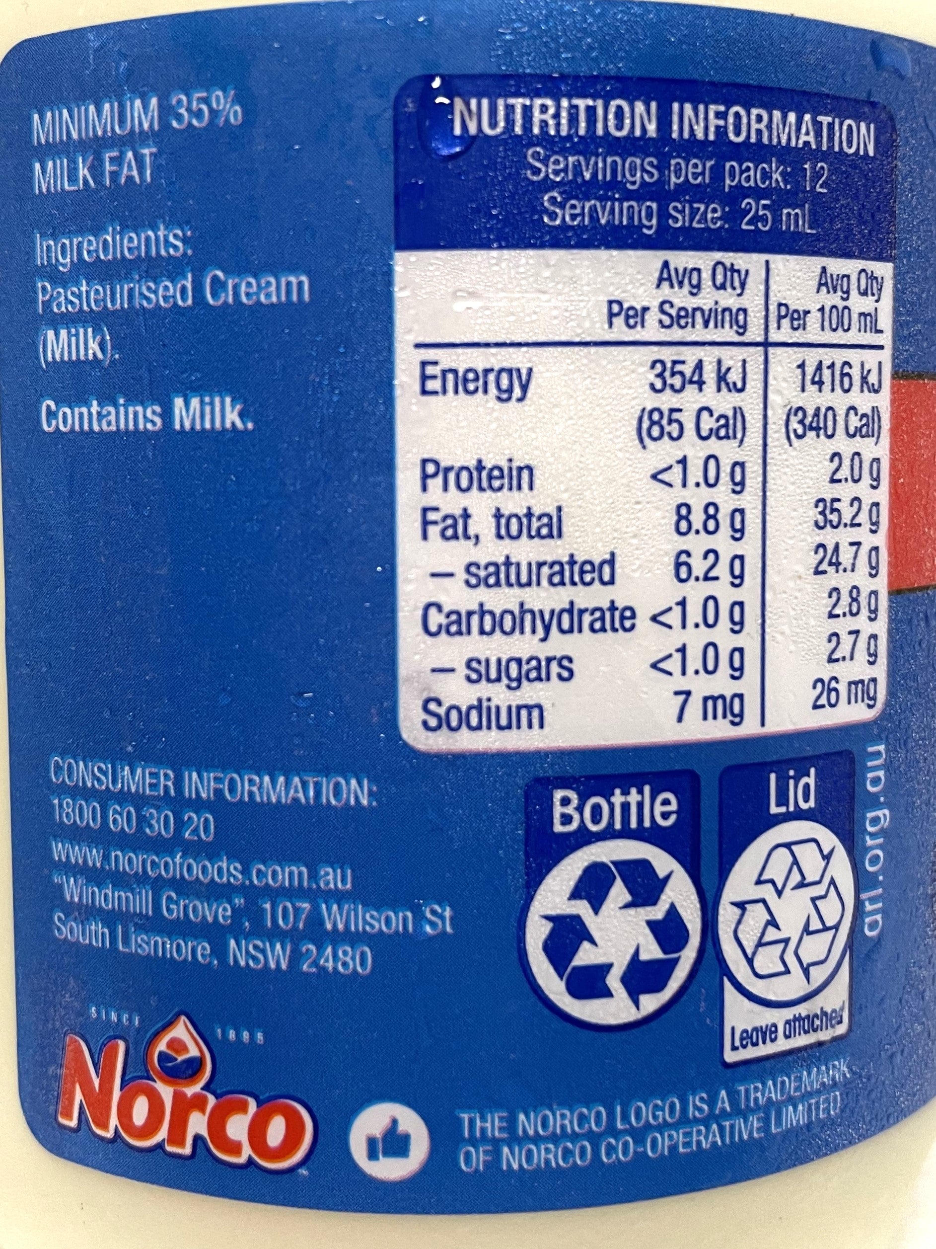 Norco Pure Cream - 300ml