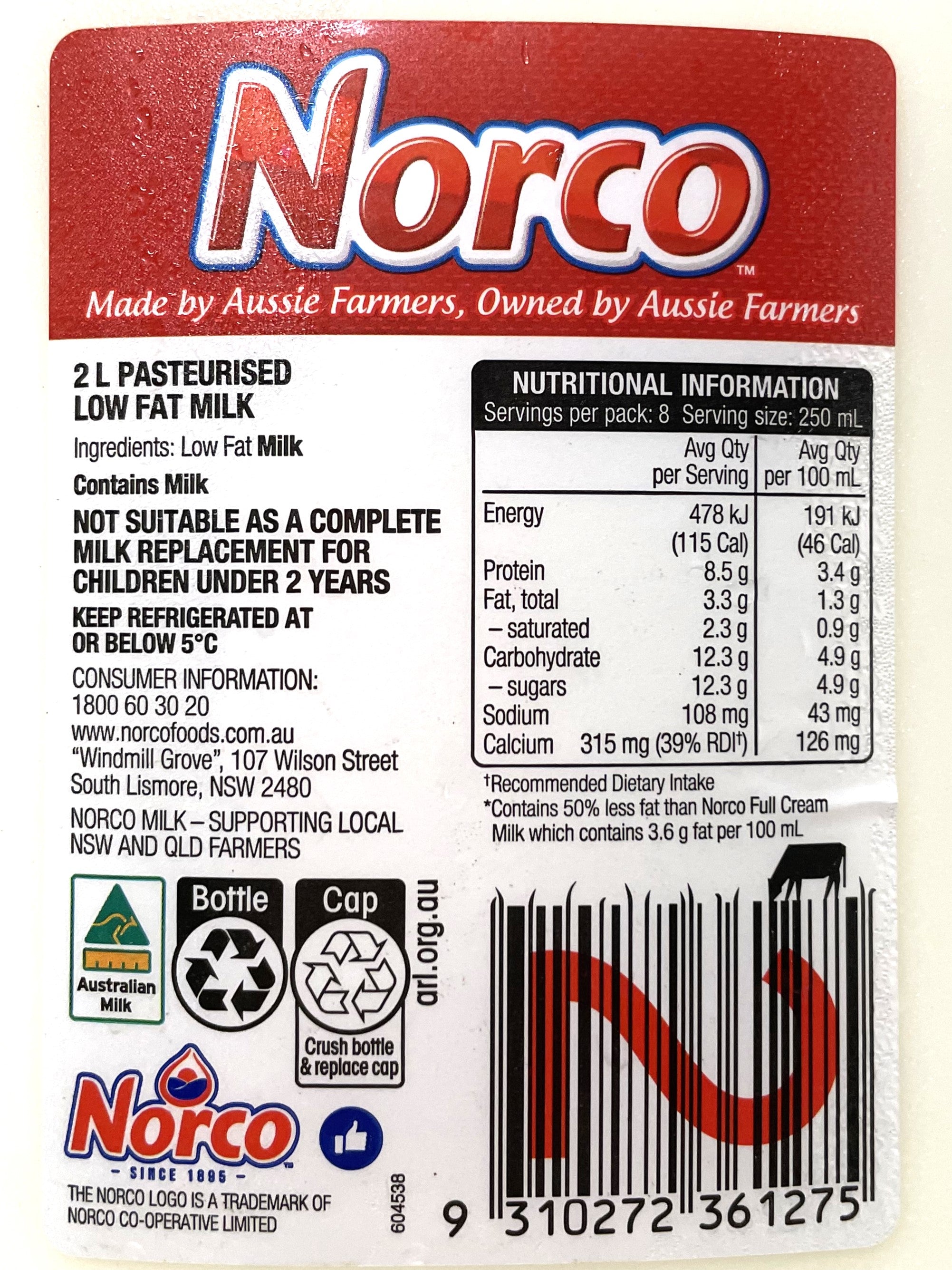 Norco Lite Milk -2L
