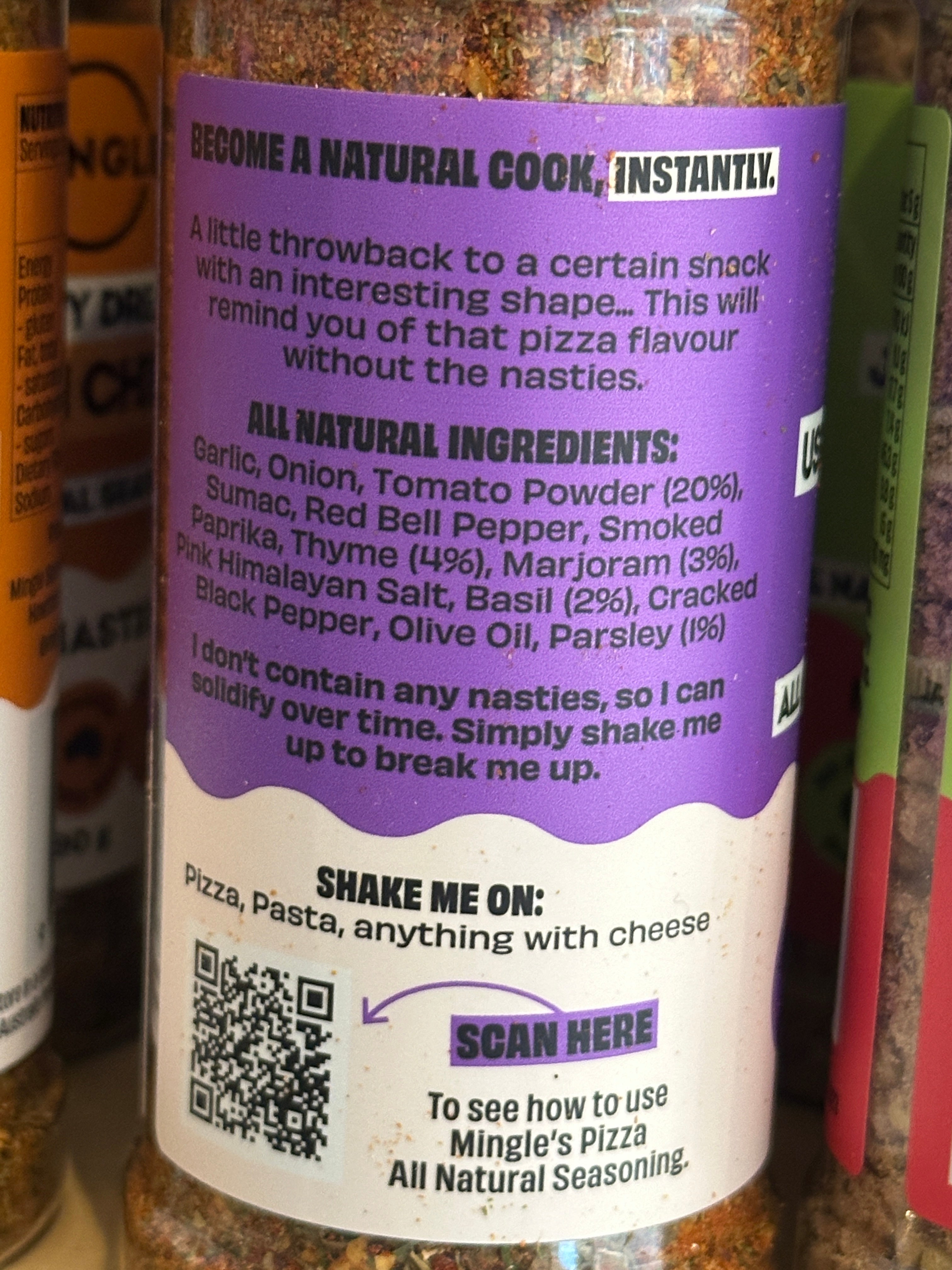 Mingle PIZZA PIZZAZ SEASONING BOTTLE 100g