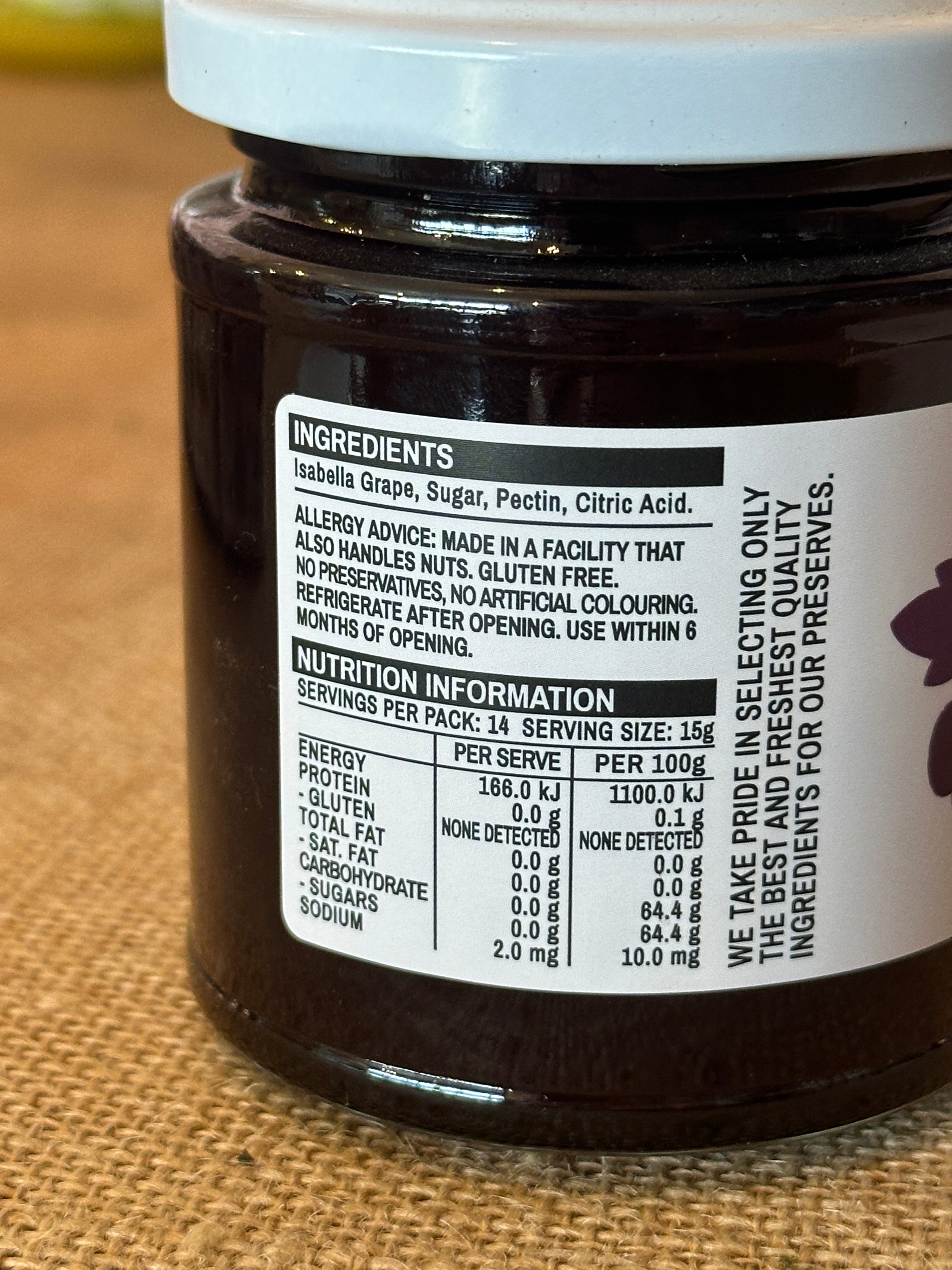 Jamworks - Isabella Grape Jelly