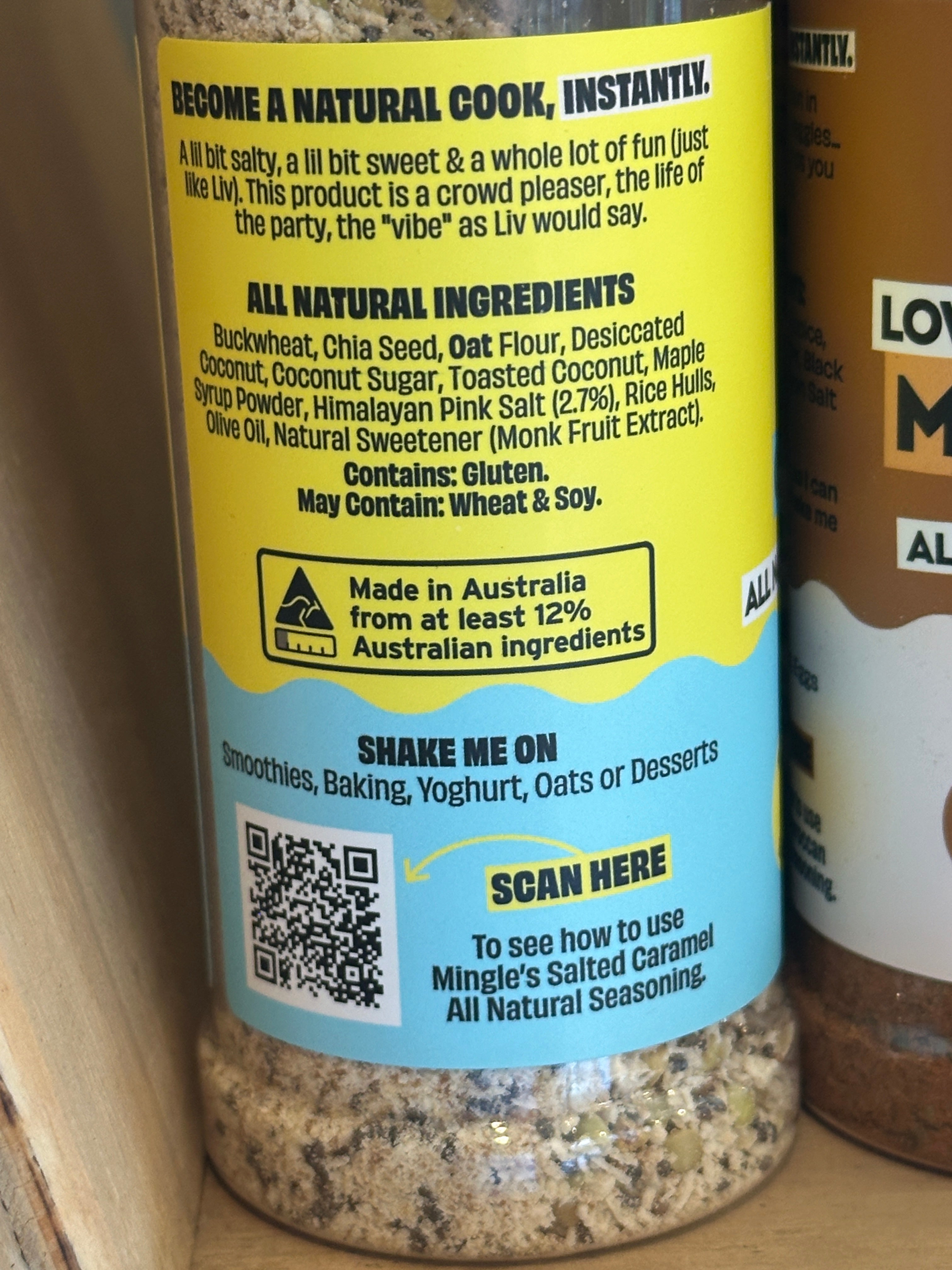 Mingle Salted Caramel Sweet Topper 130g