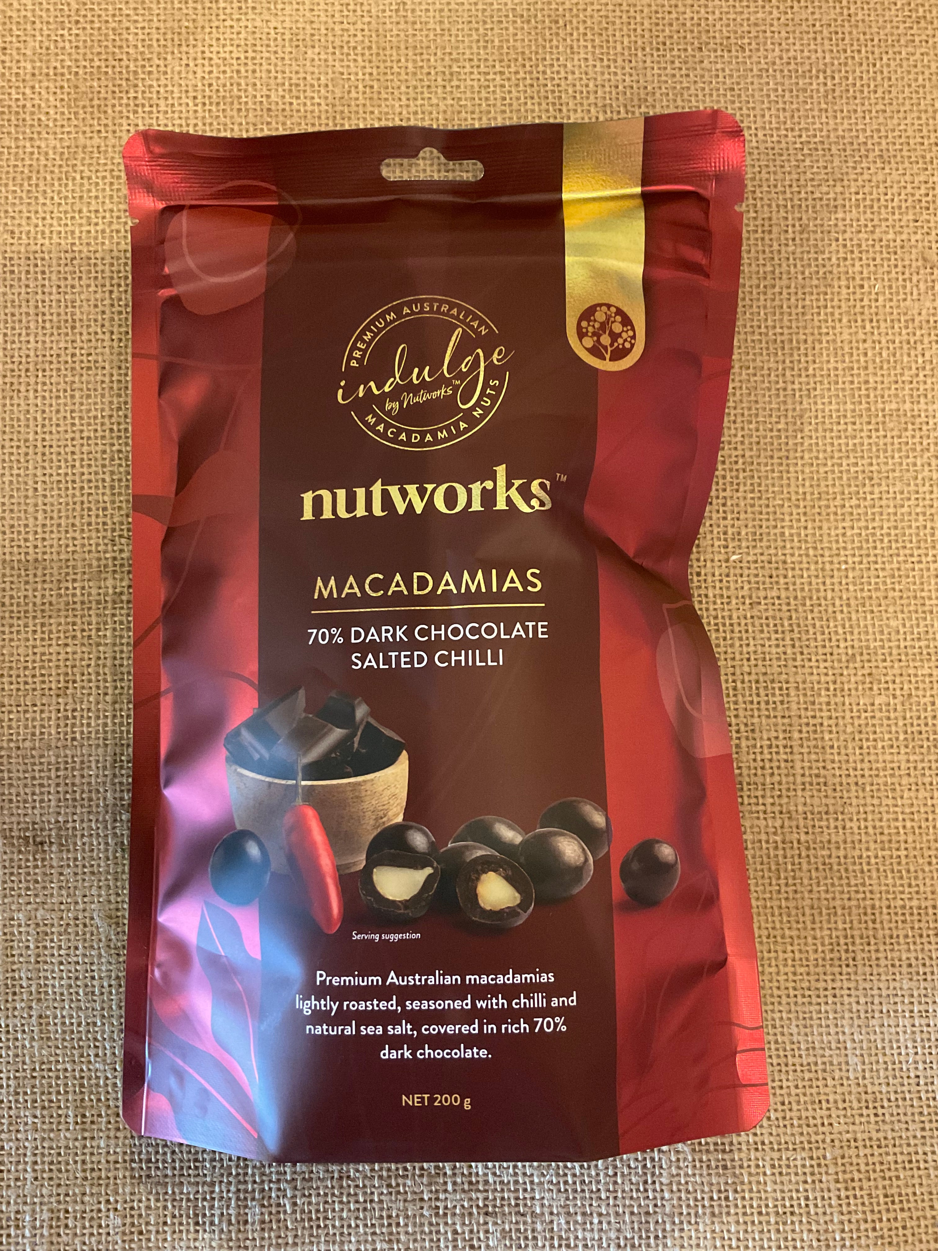 Macadamia - Dark Chocolate Salted Chilli - 200g