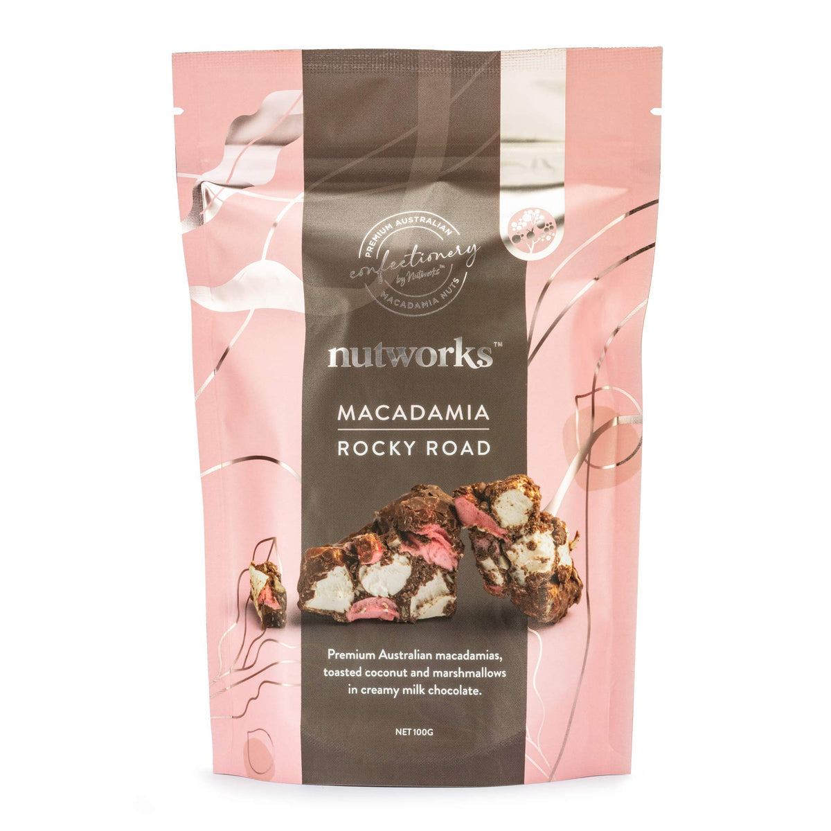 Macadamia - Rocky Road - 100g