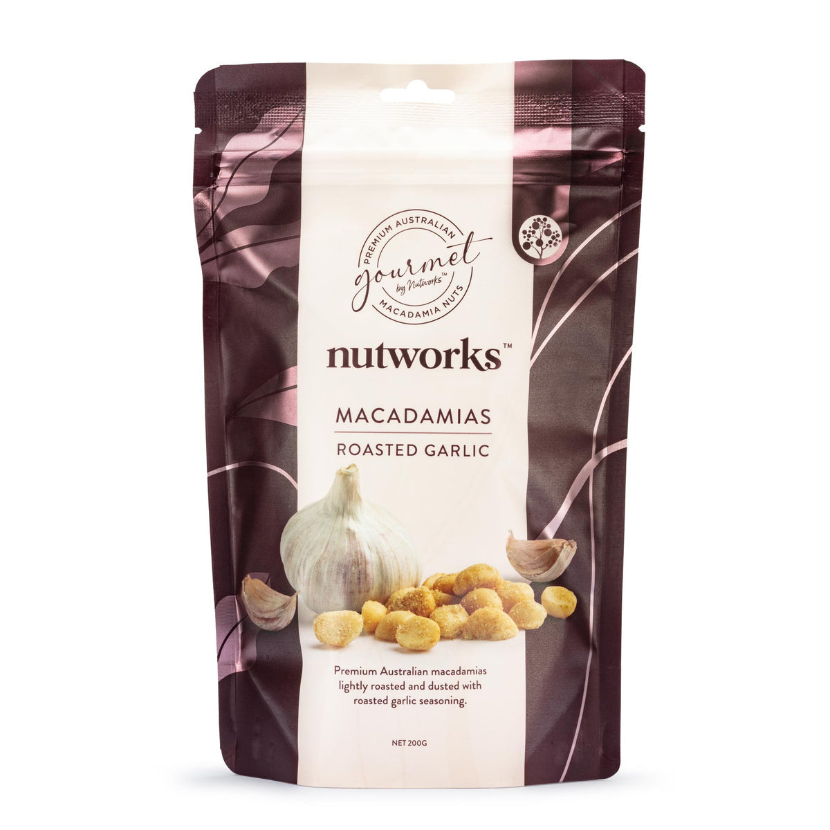 Macadamia - Roasted Garlic Macadamia 200g