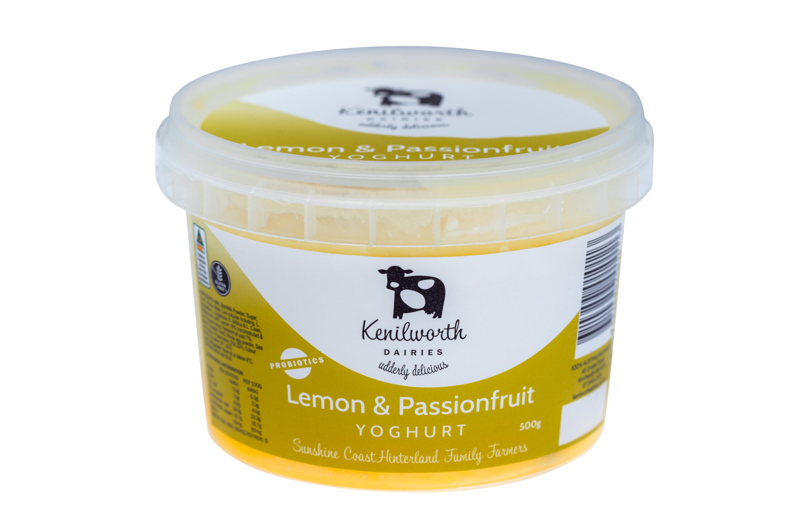 Kenilworth Dairies - Lemon & Passionfruit Yogurt - 500g