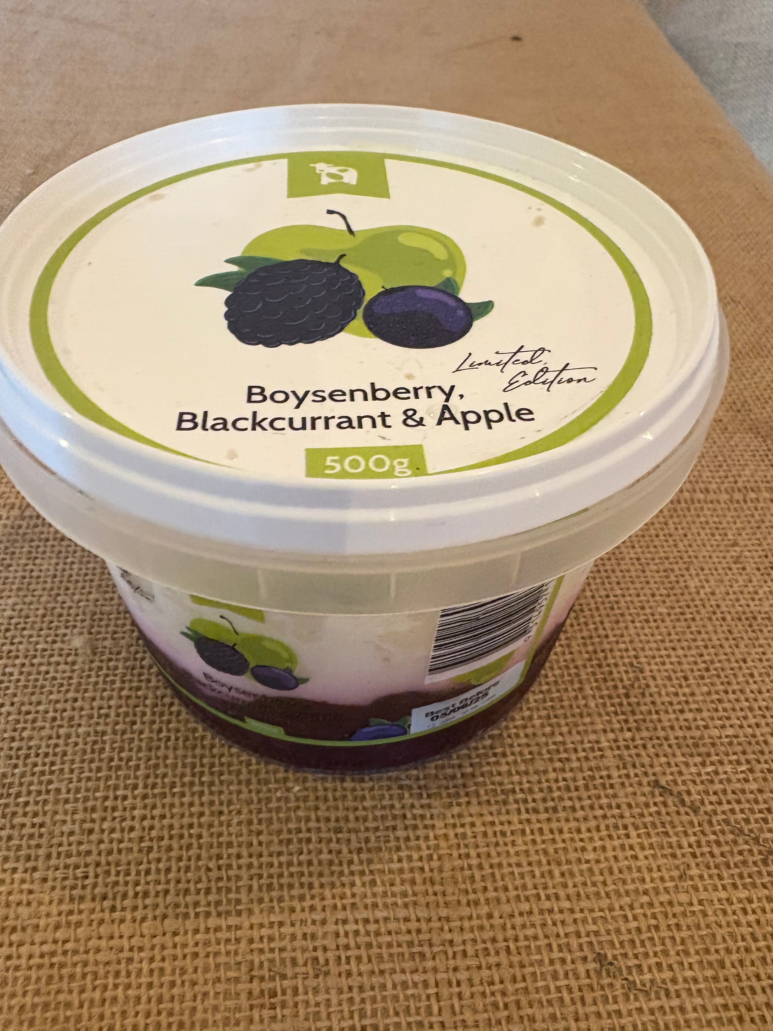 Kenilworth Dairies - Boysenberry, Blackcurrant & Apple Yogurt - 500g