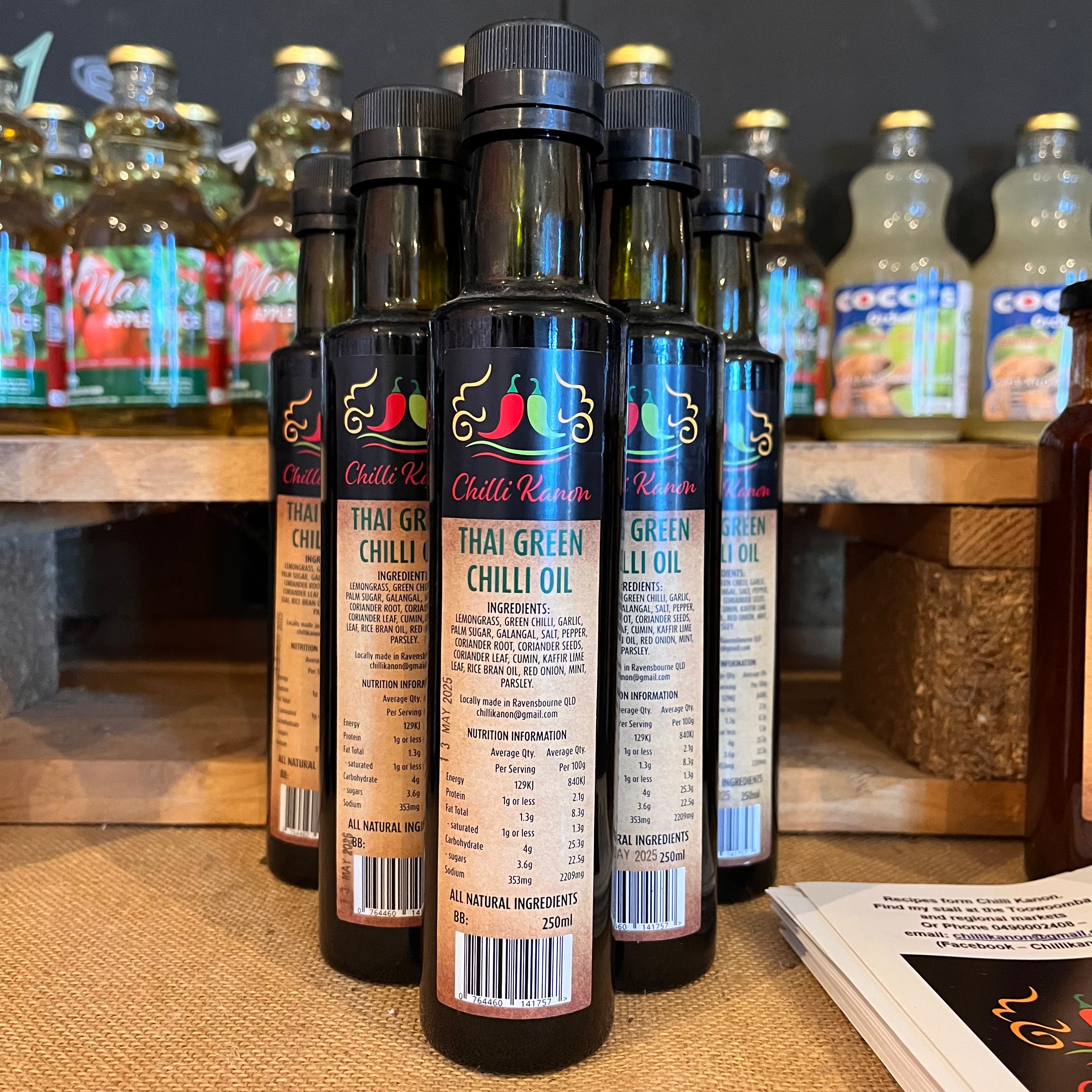 Chilli Kanon - Thai Green Chilli Oil - 250ml