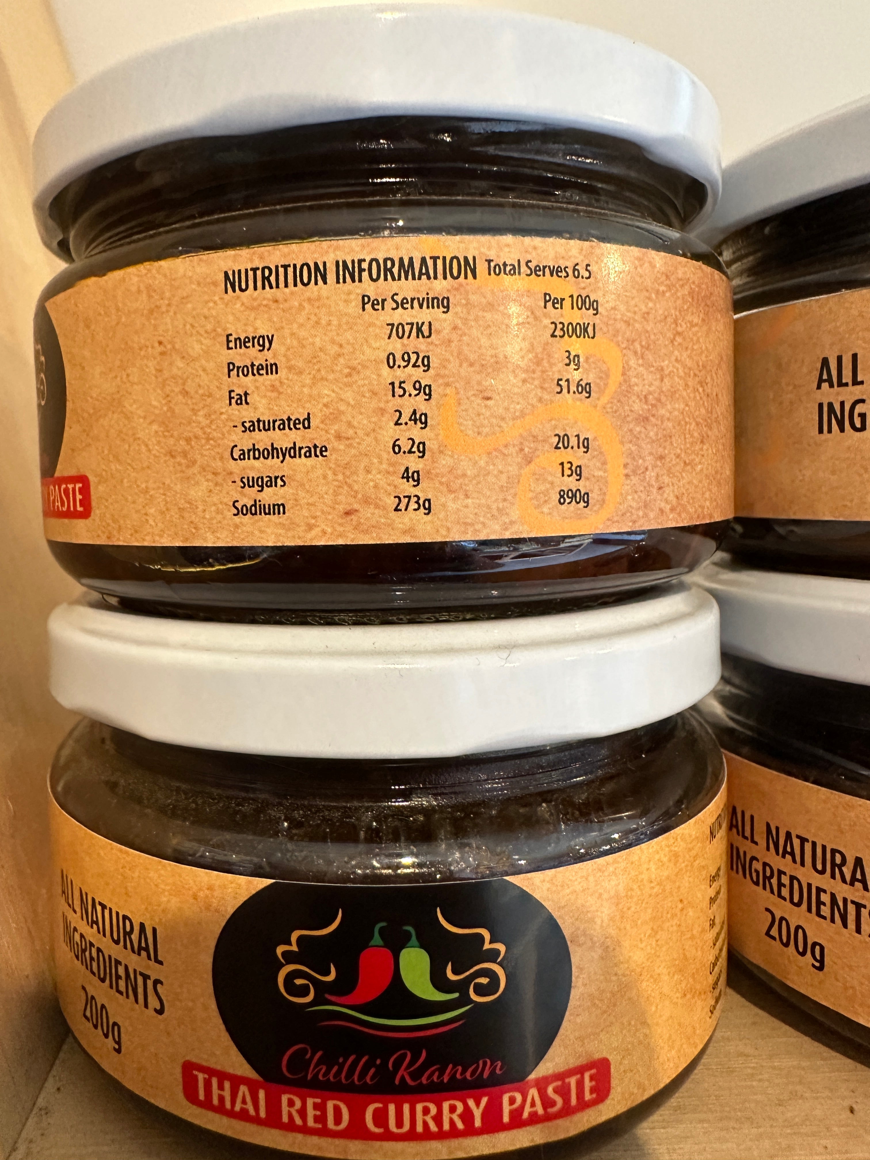 Chilli Kanon - Thai Red Curry Paste - 200g