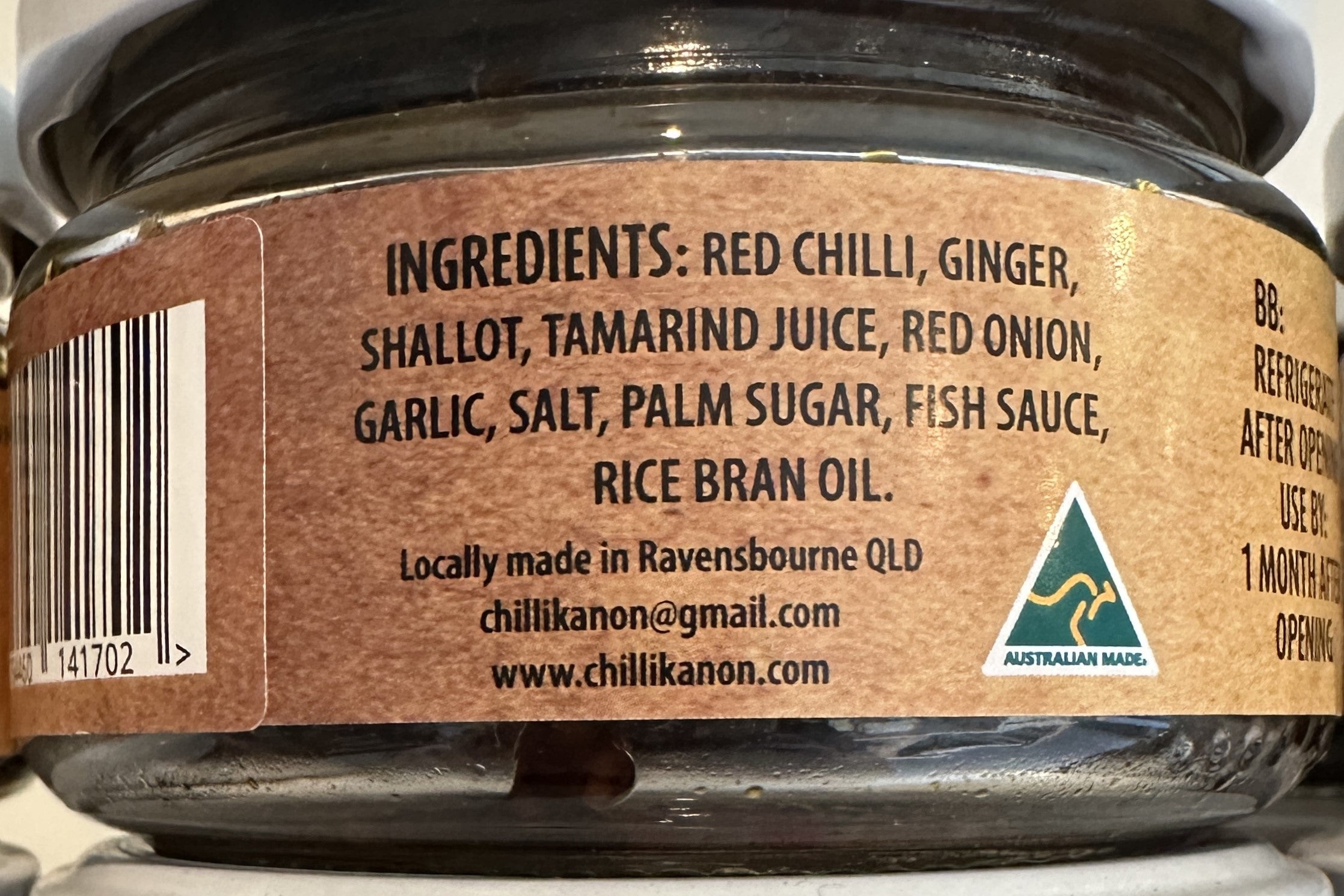 Chilli Kanon - Thai Chilli Jam Paste - 200g