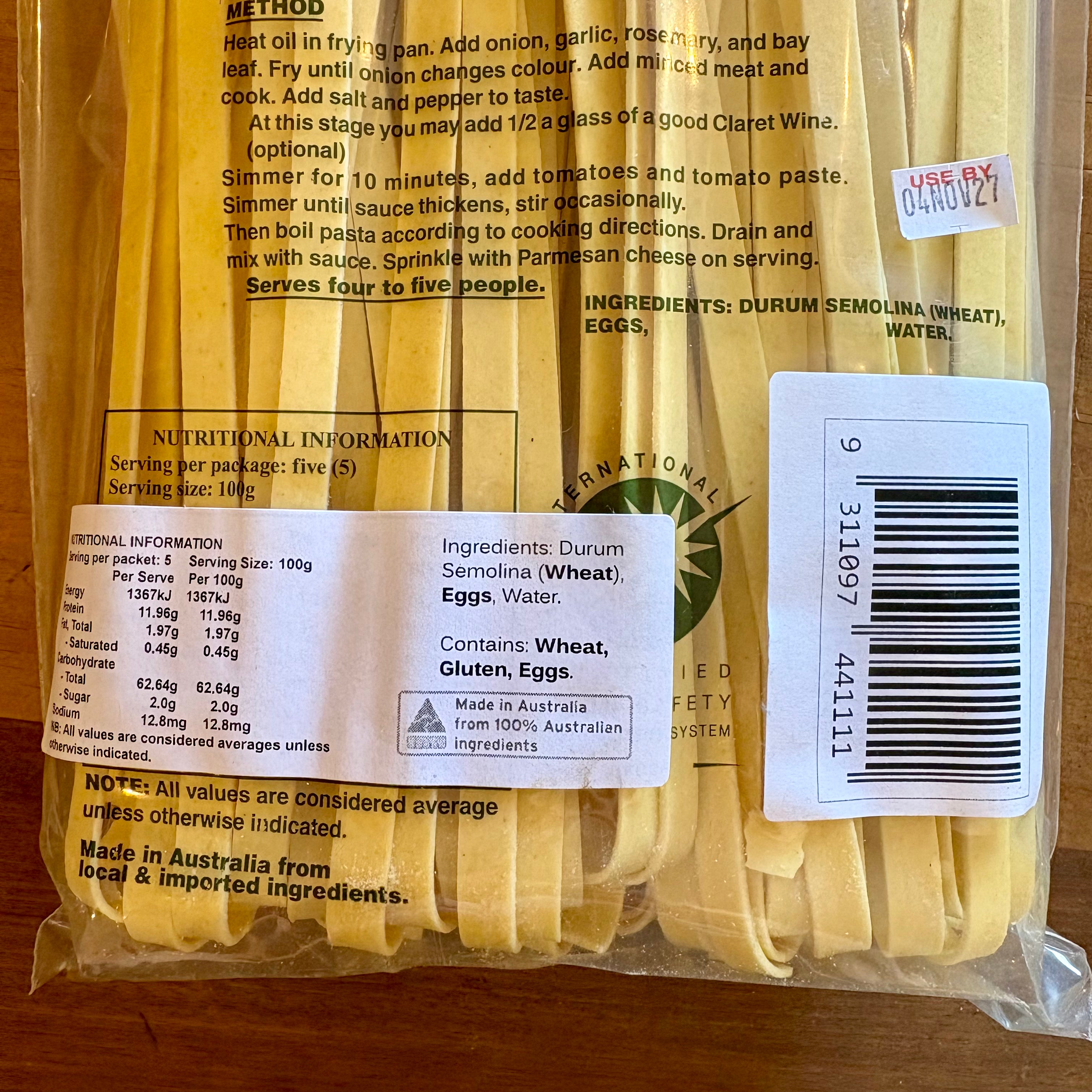 Angelo's Fresh - Pappardelle 500g