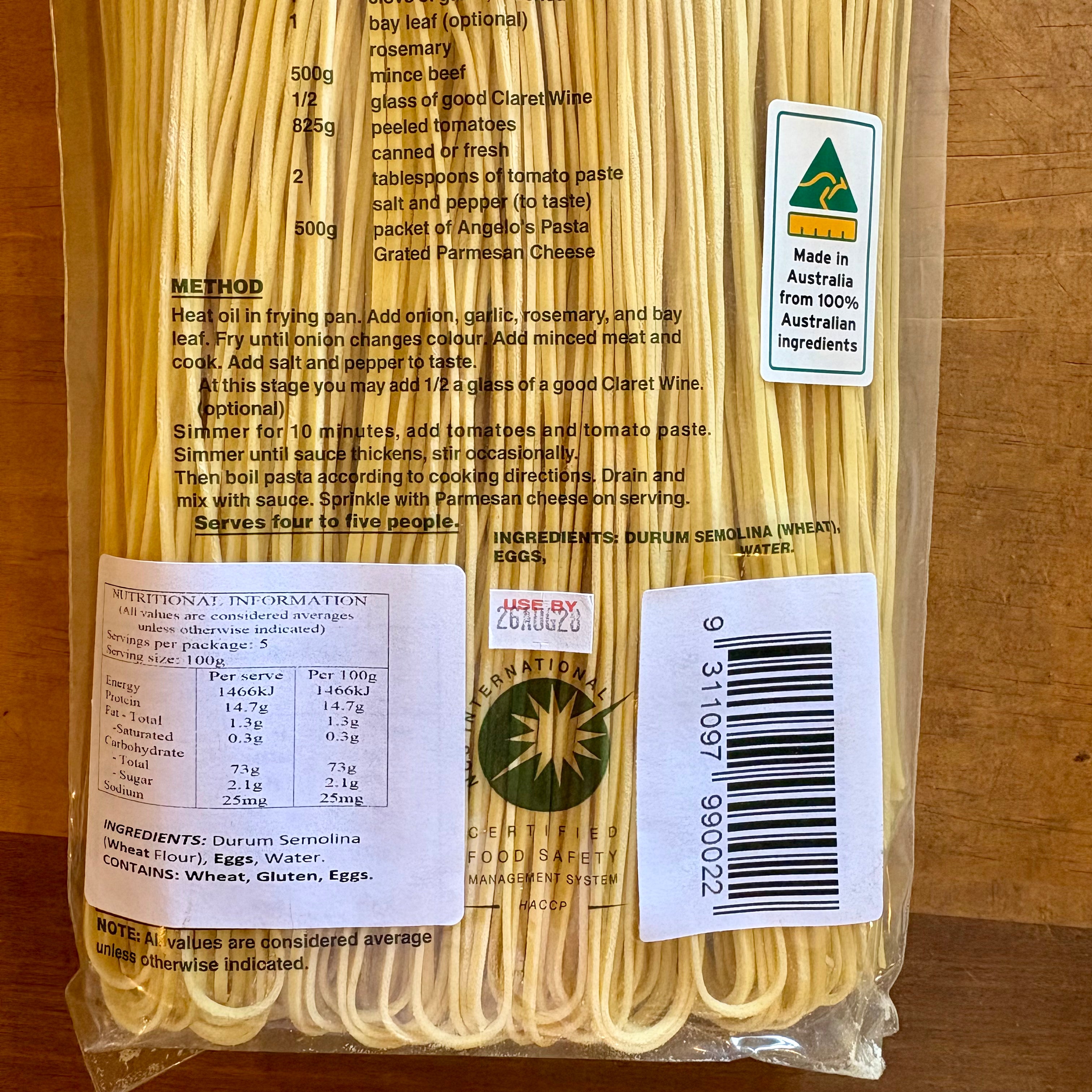 Angelo's Fresh - Tagliarini 500g