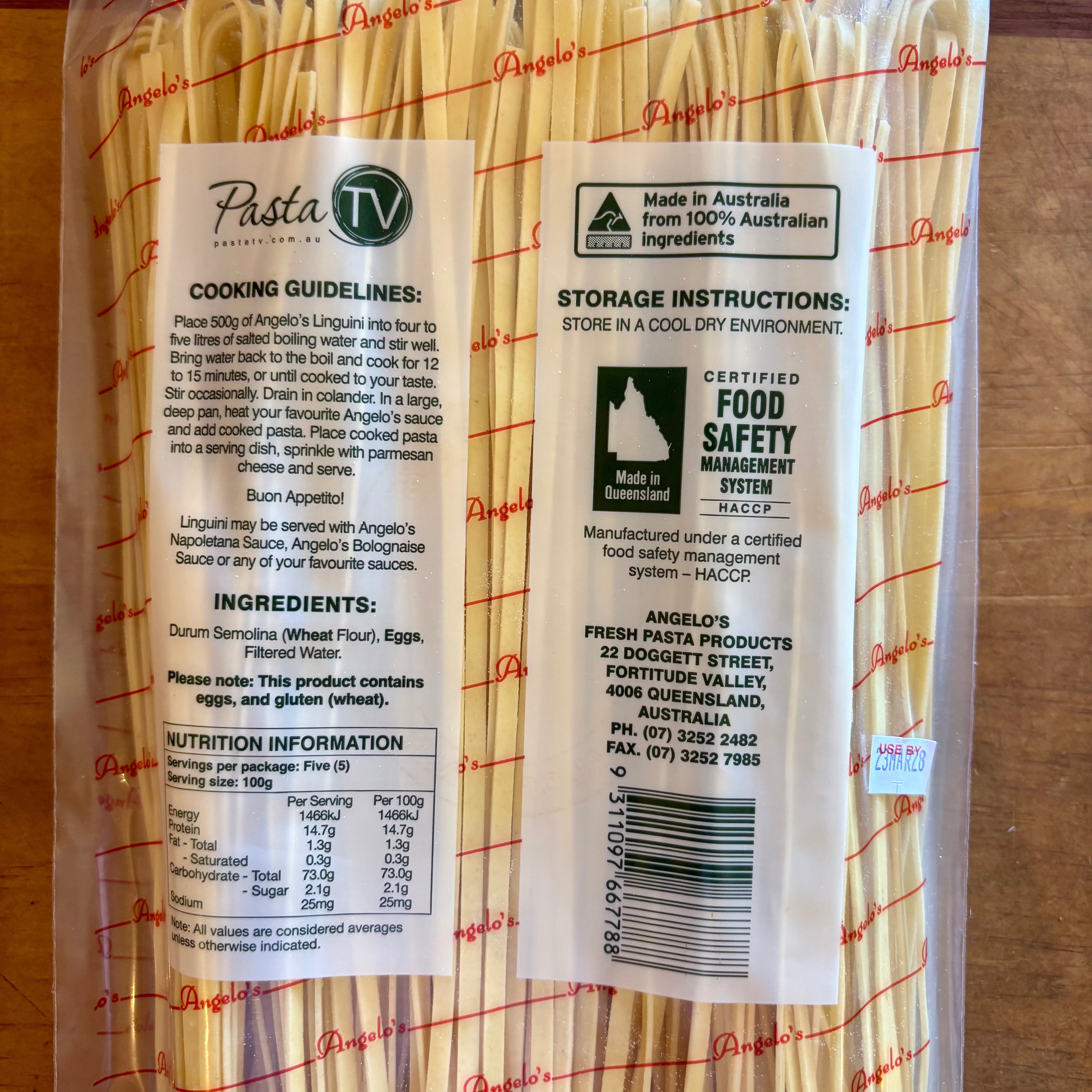 Angelo's Fresh - Linguine 500g