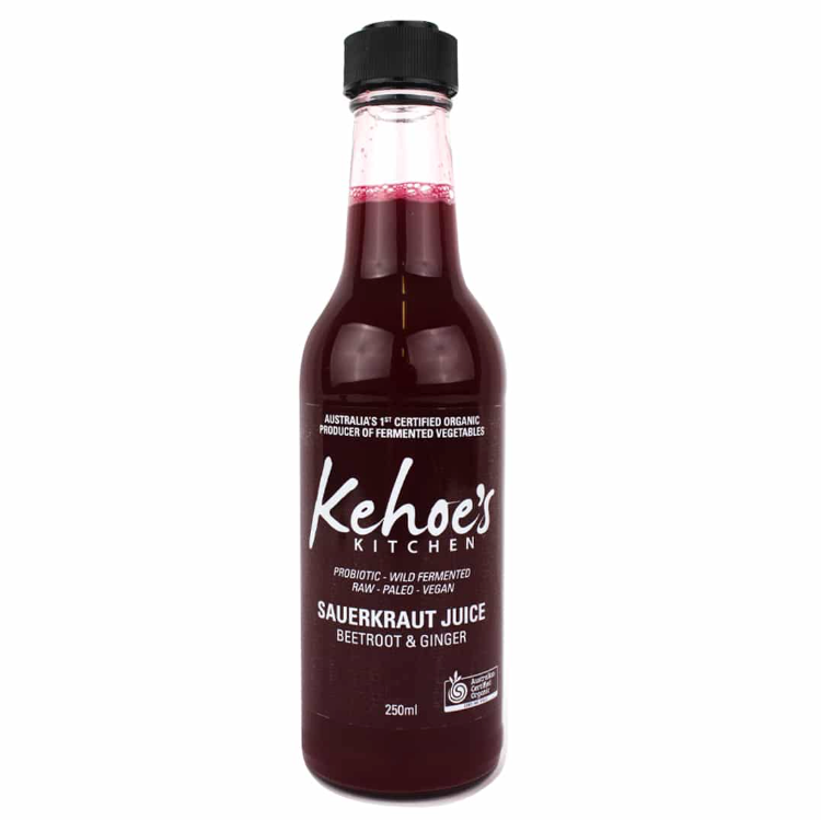 Kehoe's Organic Beetroot & Ginger Sauerkraut Juice - 250ml