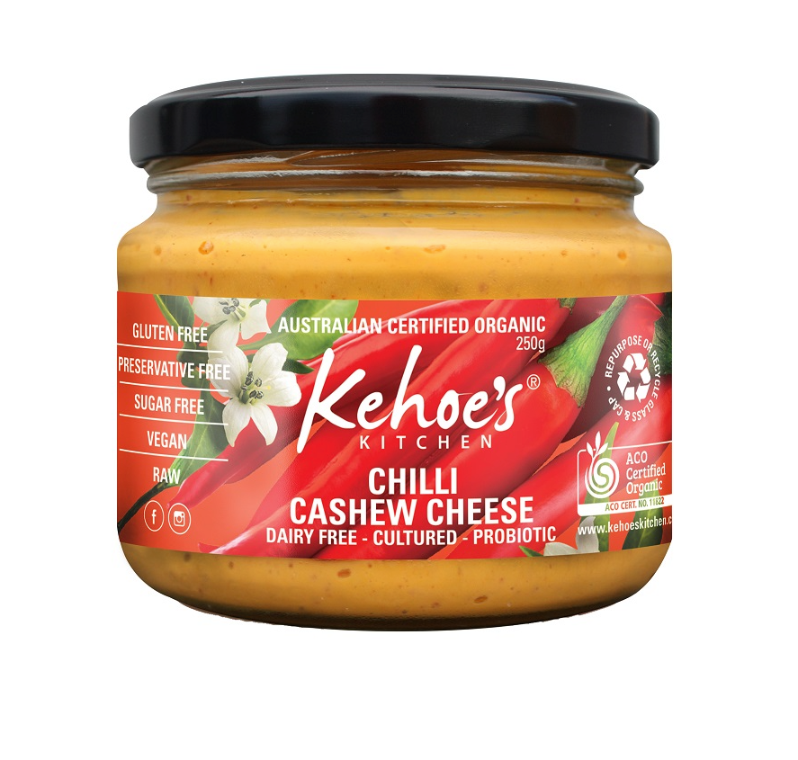 Kehoe's Organic Chilli Cashew Cheese - 250g