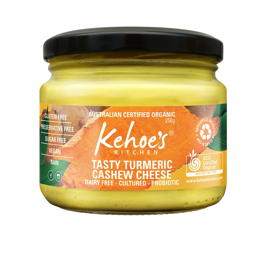 Kehoe's Organic Turmeric Cashew Cheese - 250g