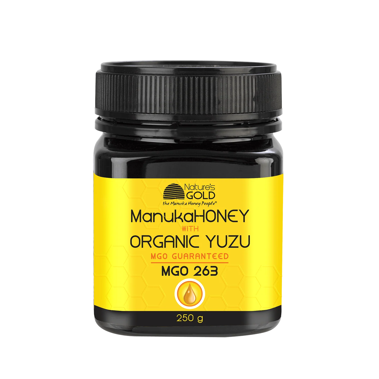 Manuka Honey MGO263 + Organic Yuzu 250g - Nature's Gold