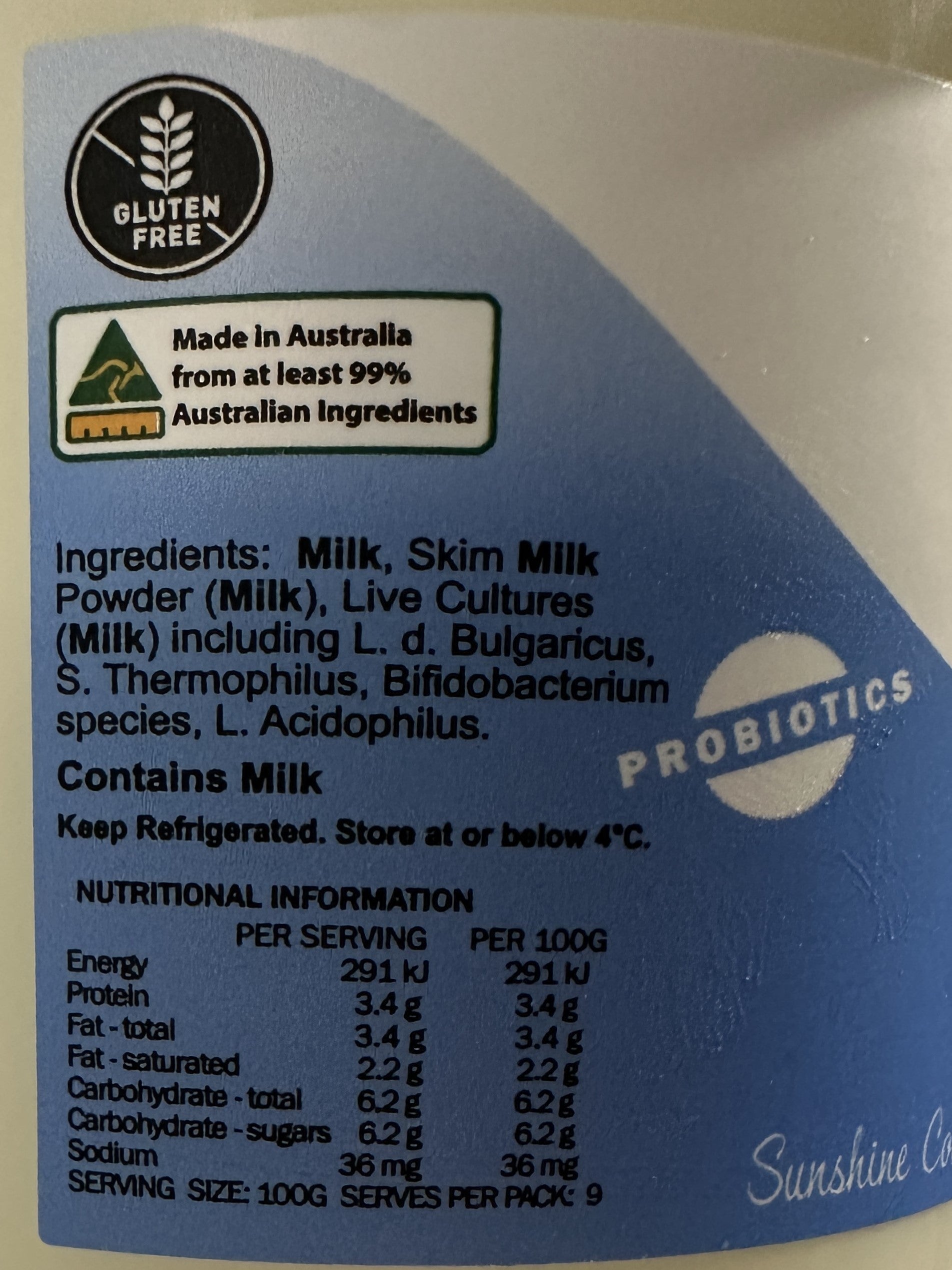 Kenilworth Dairies - Natural Yogurt - 900g