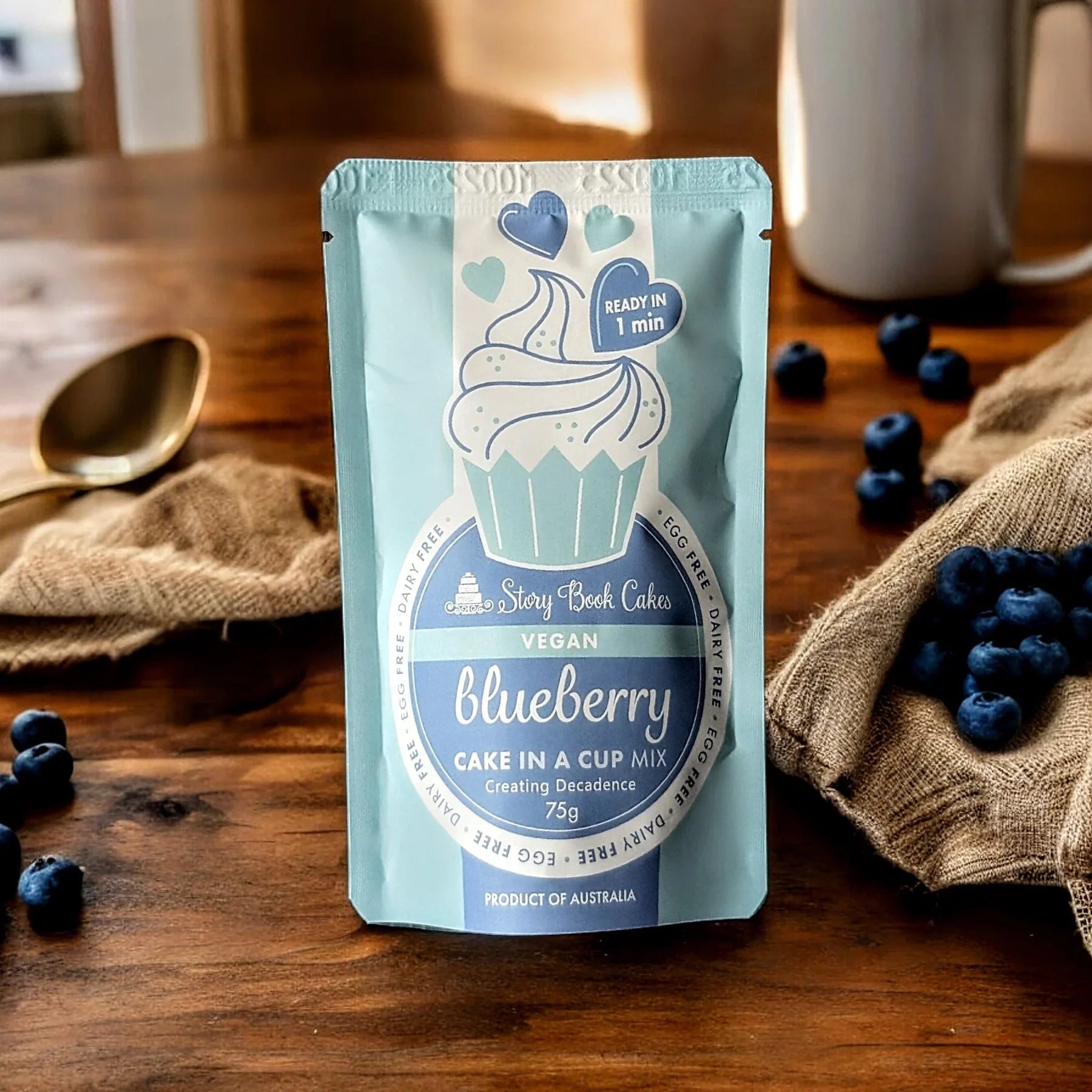 Story Book Cakes - Vegan Blueberry Cake in a Cup 75g