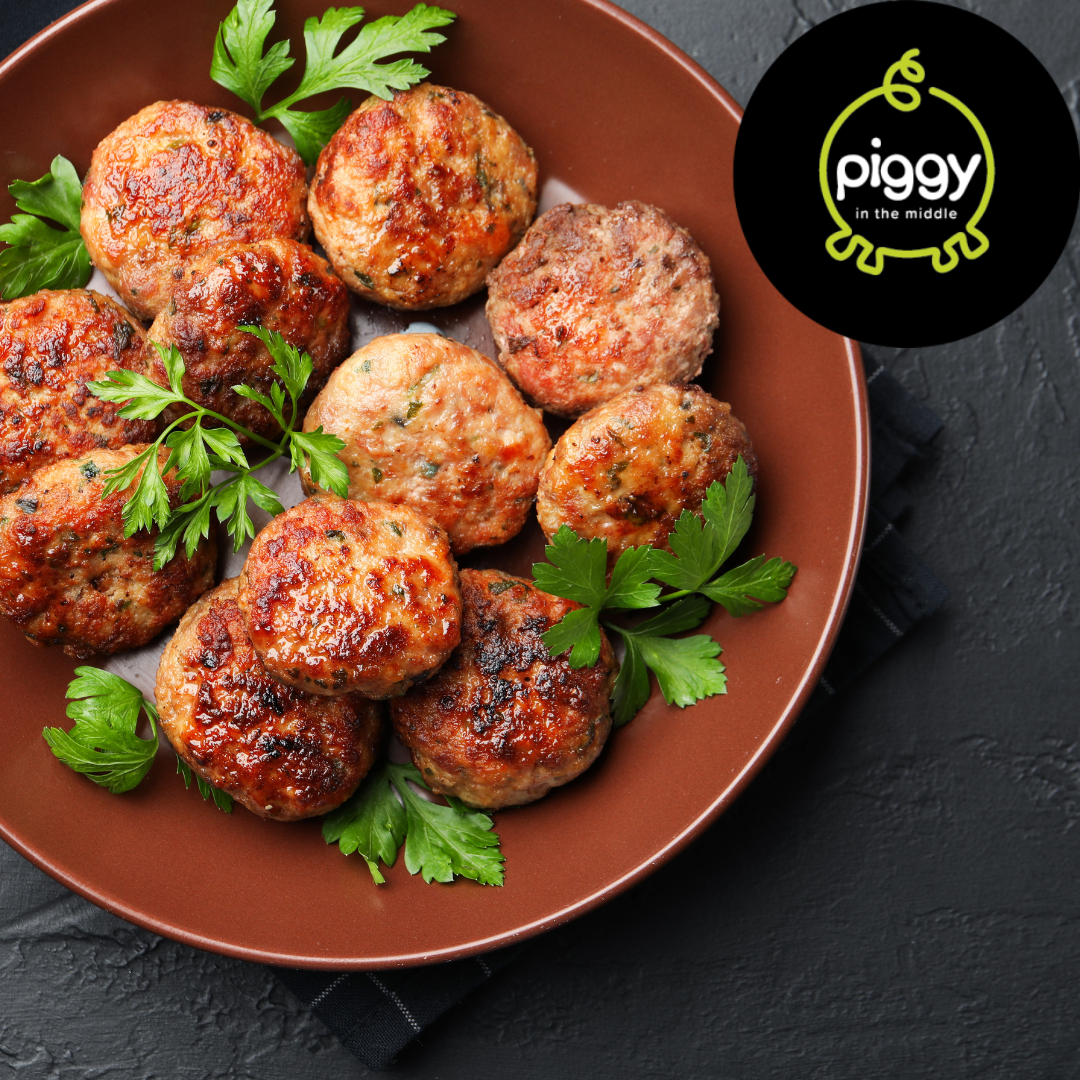 Piggy in the Middle - Pastured Beef Rissoles - 500g