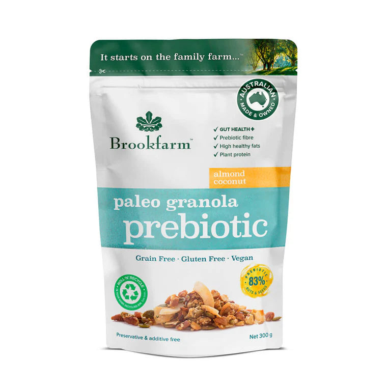 Brookfarm - Paleo Granola Prebiotic - Almond and Coconut 300g