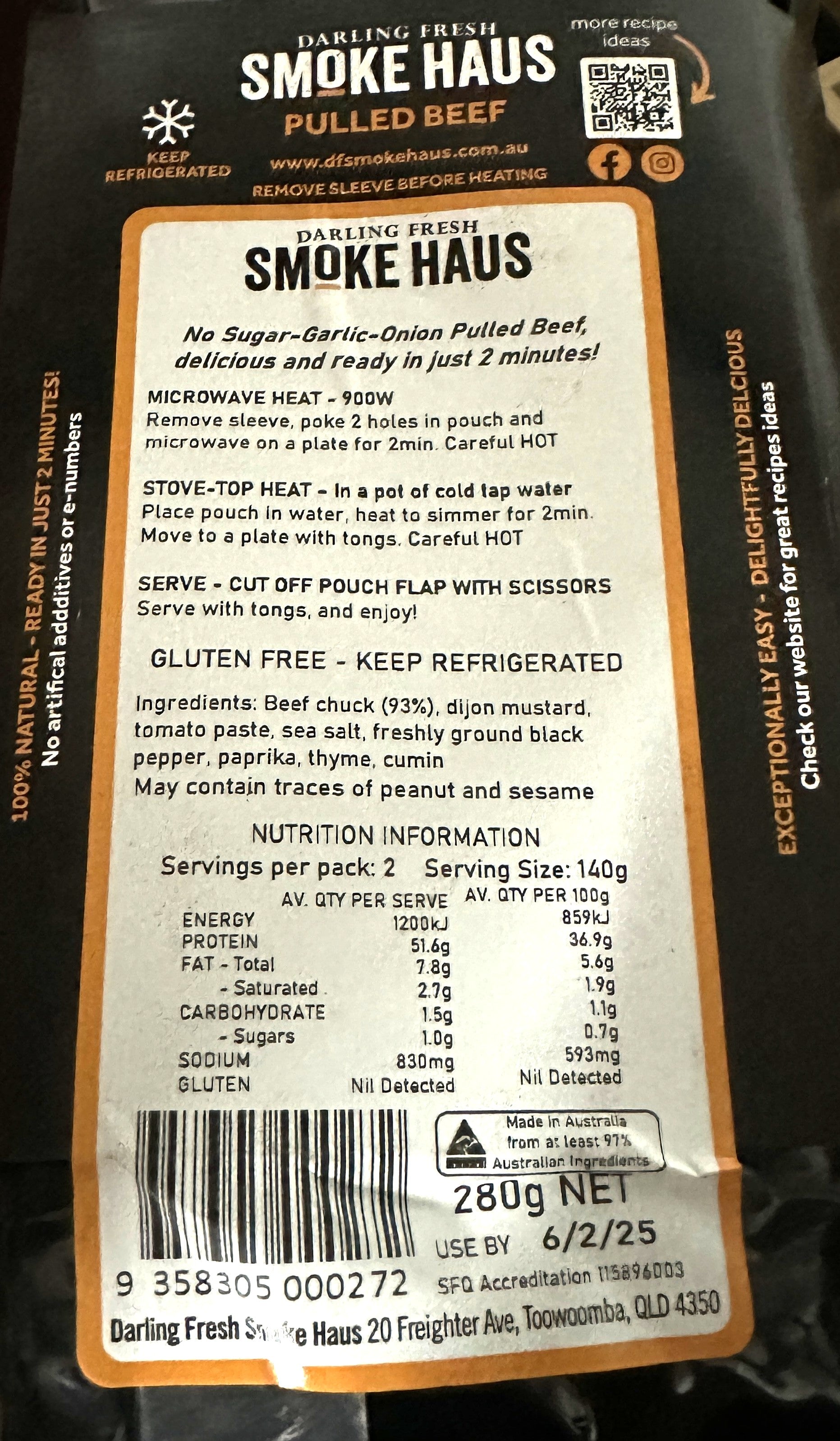 DF Smoke Haus - Pulled Beef Duo pack