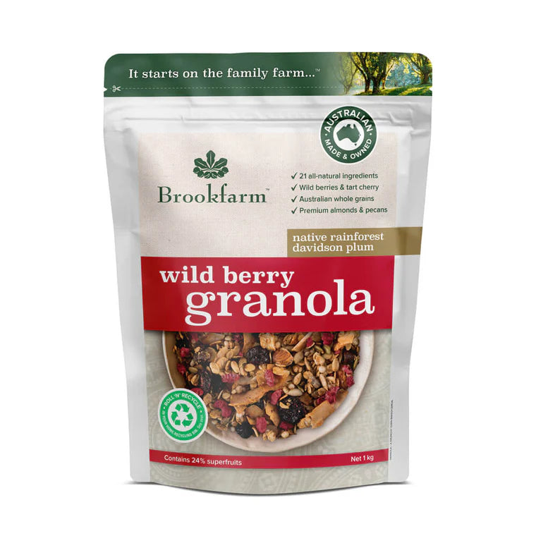 Brookfarm - Wild Berry Granola (1kg)